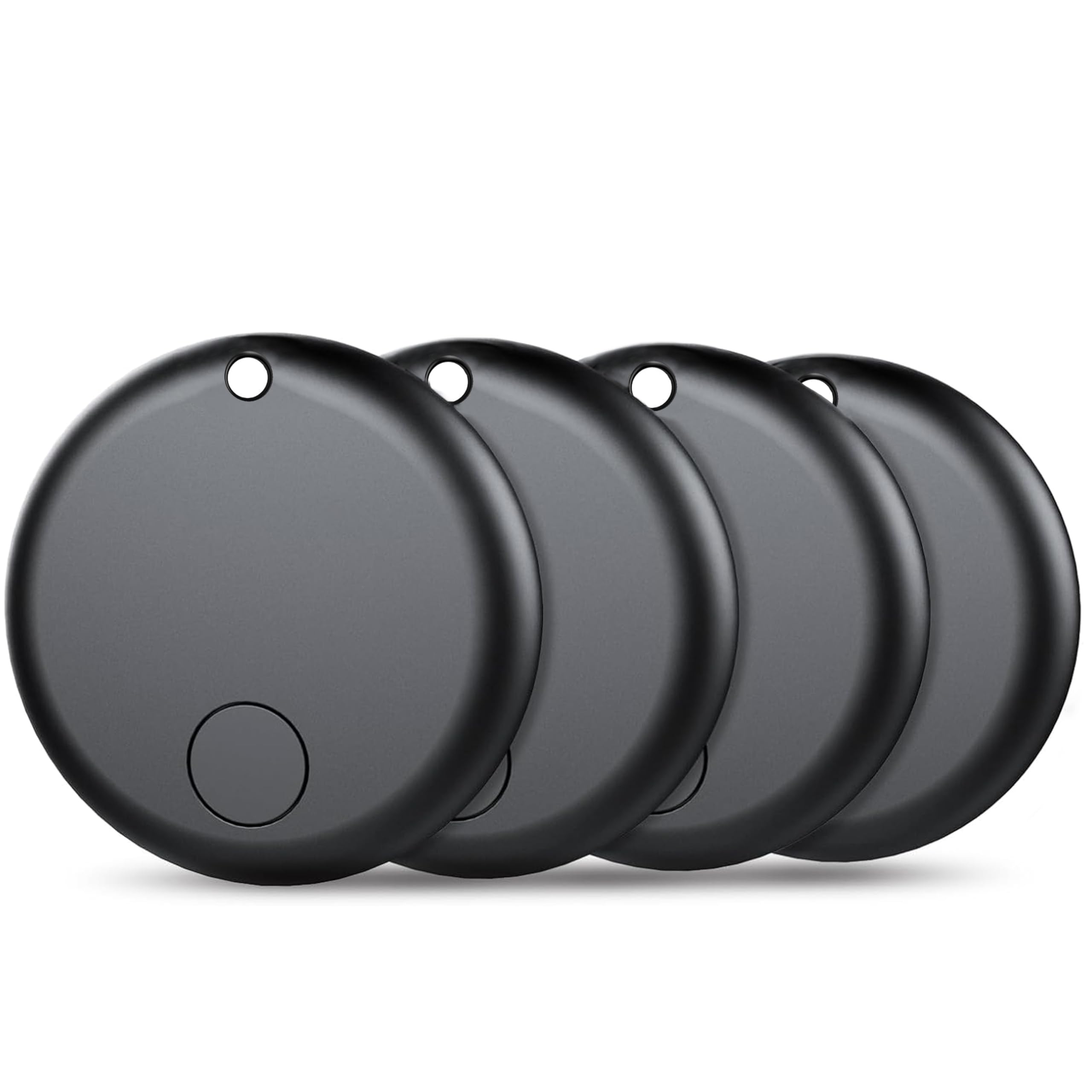 🔍📱 Air Tags Android Smart Tag Bluetooth-Tracker für Schlüssel, Koffer, Rucksäcke - 4er Pack Schwarz Angebot bei HelloDeals