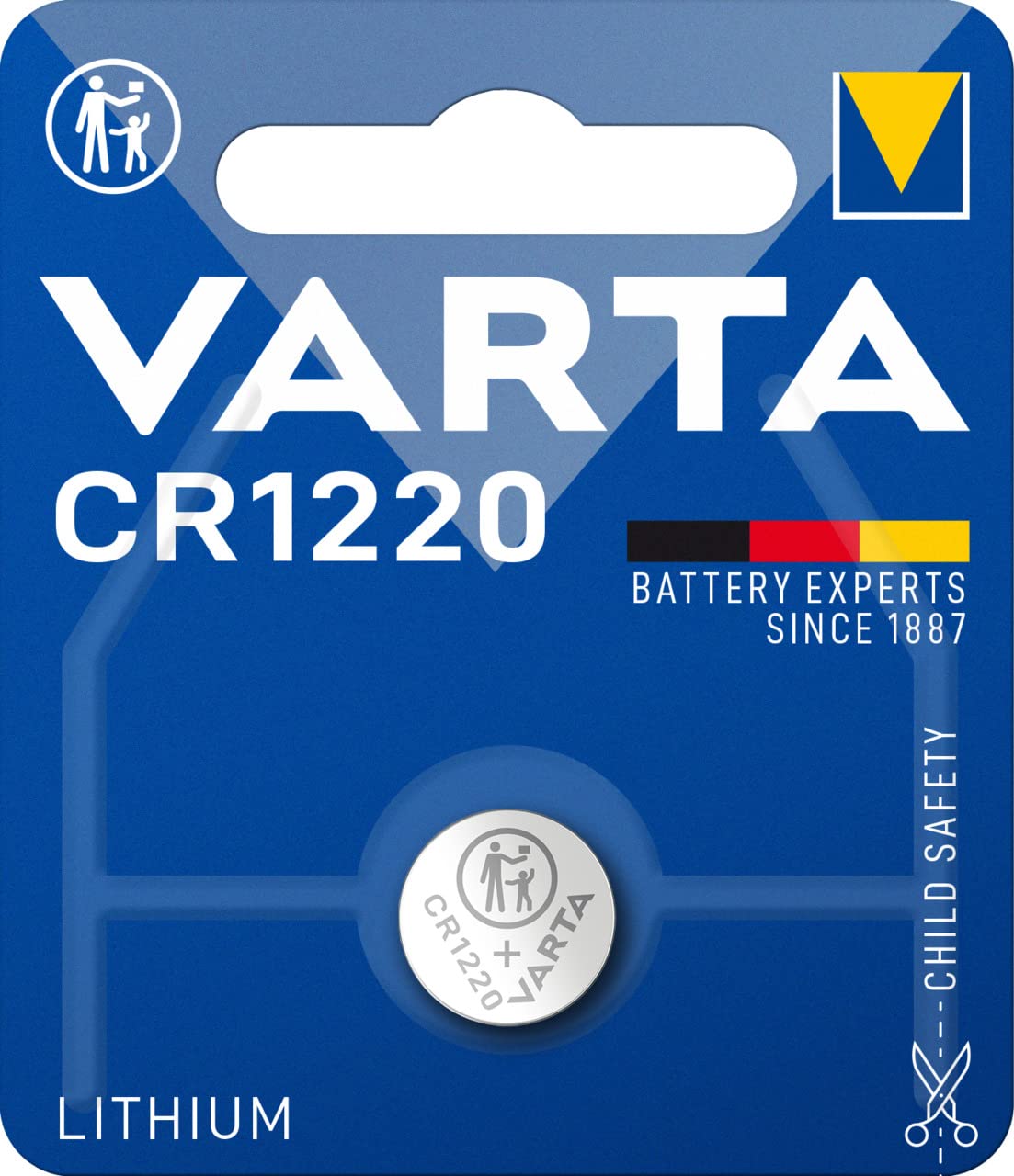 🔋 Super Deal! VARTA Batterien Knopfzelle CR1220, 1 Stück Angebot bei HelloDeals