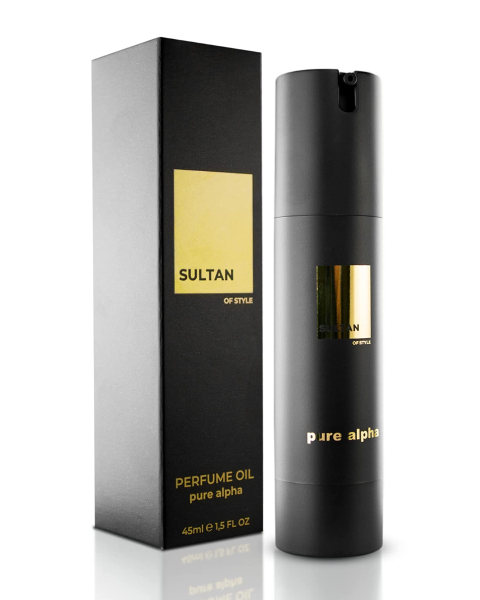 Sultan of Style Pure Alpha Parfum Oil Herren | Würziger & Frischer Duft | 100% Alkoholfrei | Pflegende Ätherische Öle | Geschenke für Männer Mandarine, Grapefruit und Zimt 45 ml (1er Pack) Angebot bei HelloDeals
