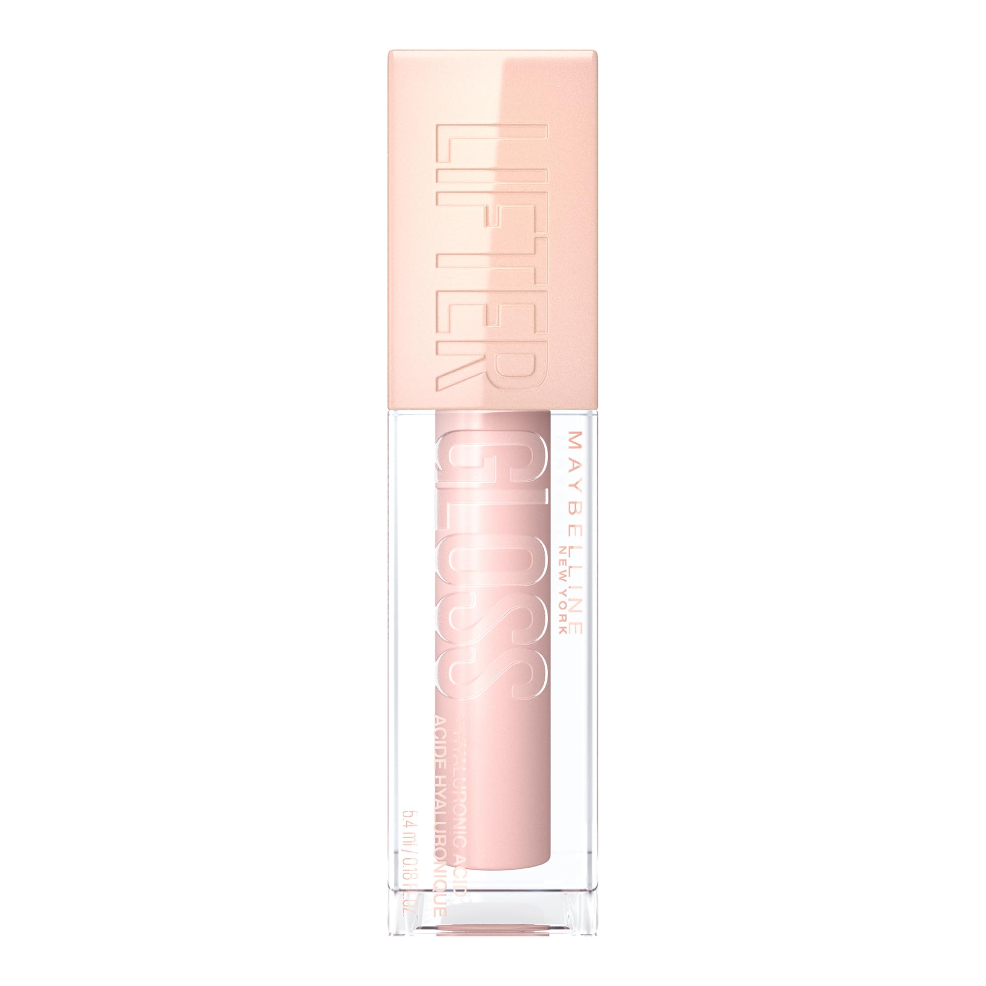 Maybelline New York Glänzender Lipgloss für voller wirkende Lippen, Feuchtigkeitsspendend, Mit Hyaluronsäure, Lifter Gloss, Farbe: Nr. 002 Ice (Nude), 1 x 5,4 ml Ice 5.4 ml (1er Pack) Angebot bei HelloDeals