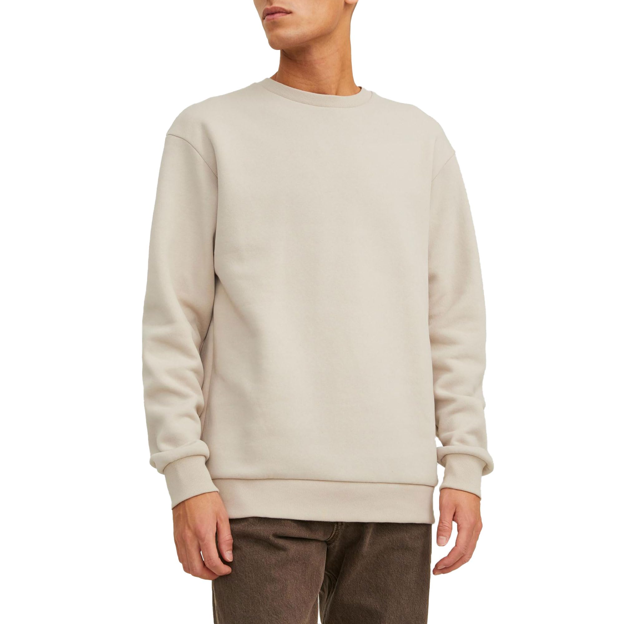 JACK & JONES Male Sweatshirt Einfarbig Sweatshirt Angebot bei HelloDeals