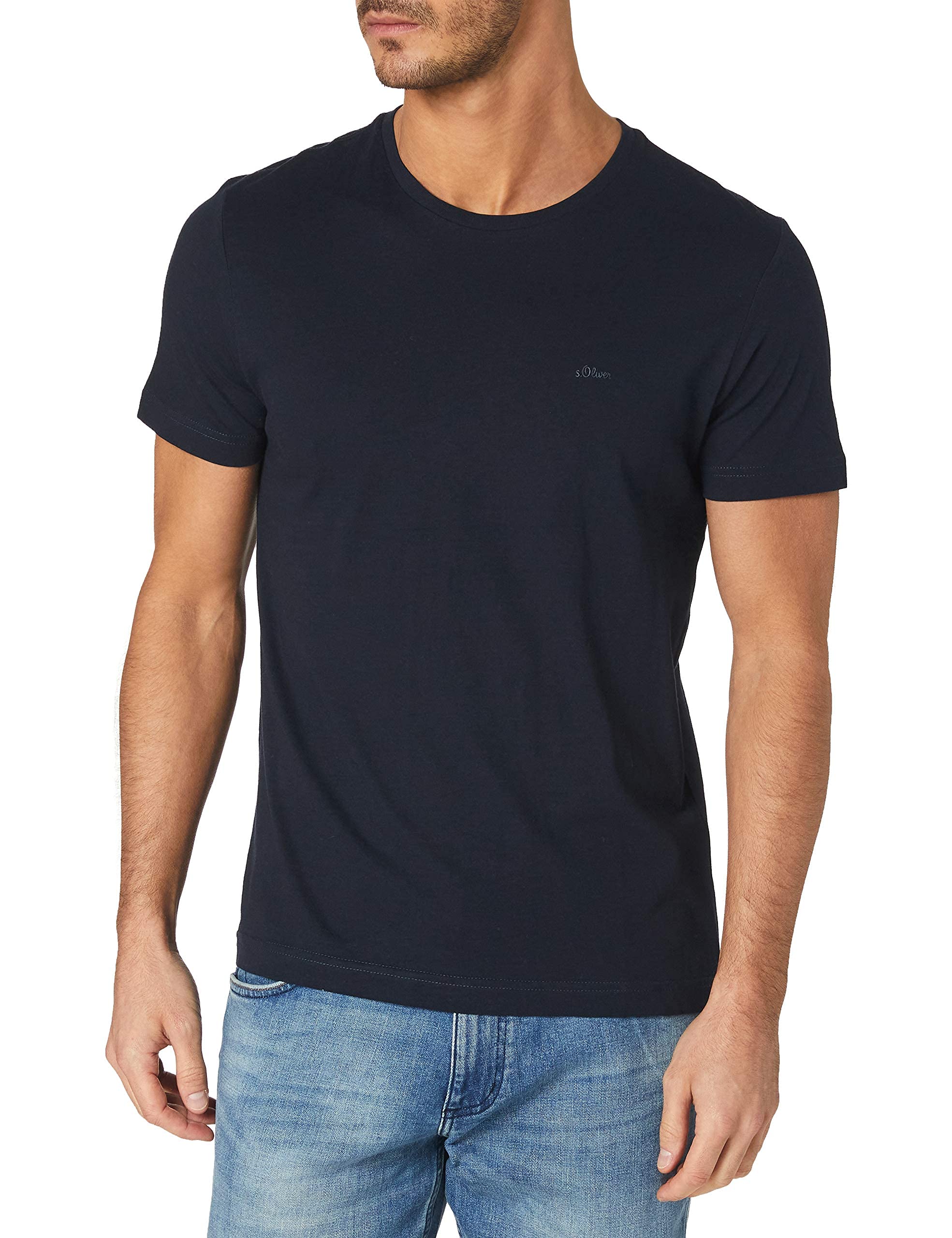s.Oliver Herren T-Shirt L Navy Angebot bei HelloDeals