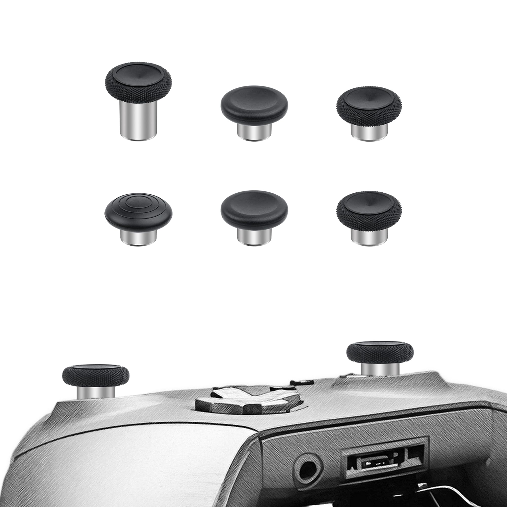 Mcbazel 6 Stück Metall Thumbsticks Magnetic Joysticks Analogsticks für Xbox Elite Serie 2 Controller Angebot bei HelloDeals