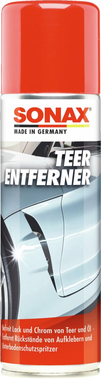 SONAX TeerEntferner (300 ml) löst schonend und gründlich Teer-, Ölflecken und andere Verschmutzungen von Lack und Chrom | Art-Nr. 03342000 300 ml (1er Pack) Angebot bei HelloDeals