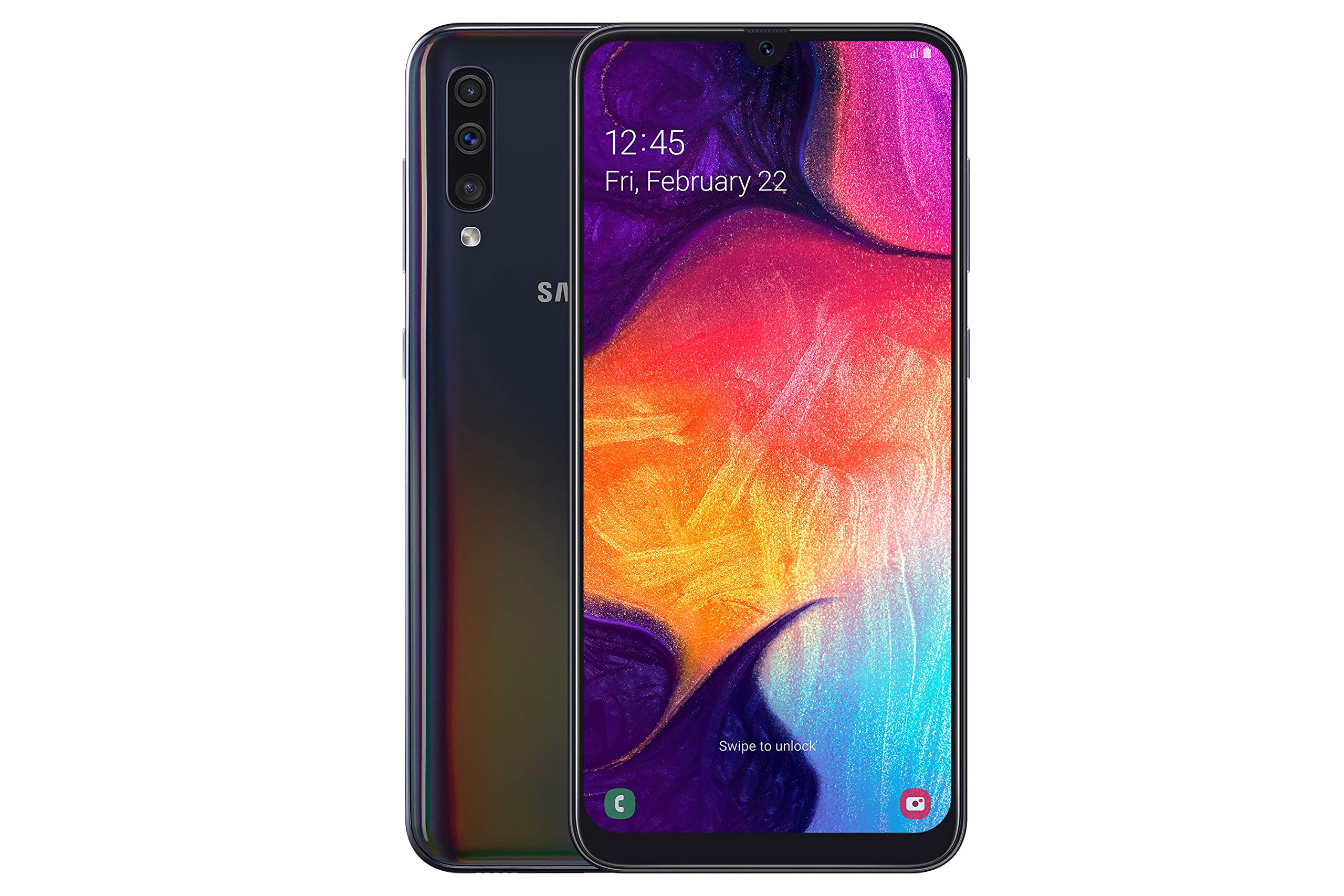 2019 Samsung Galaxy A50 Dual SIM 128GB - Schwarz (Generalüberholt) Black Angebot bei HelloDeals