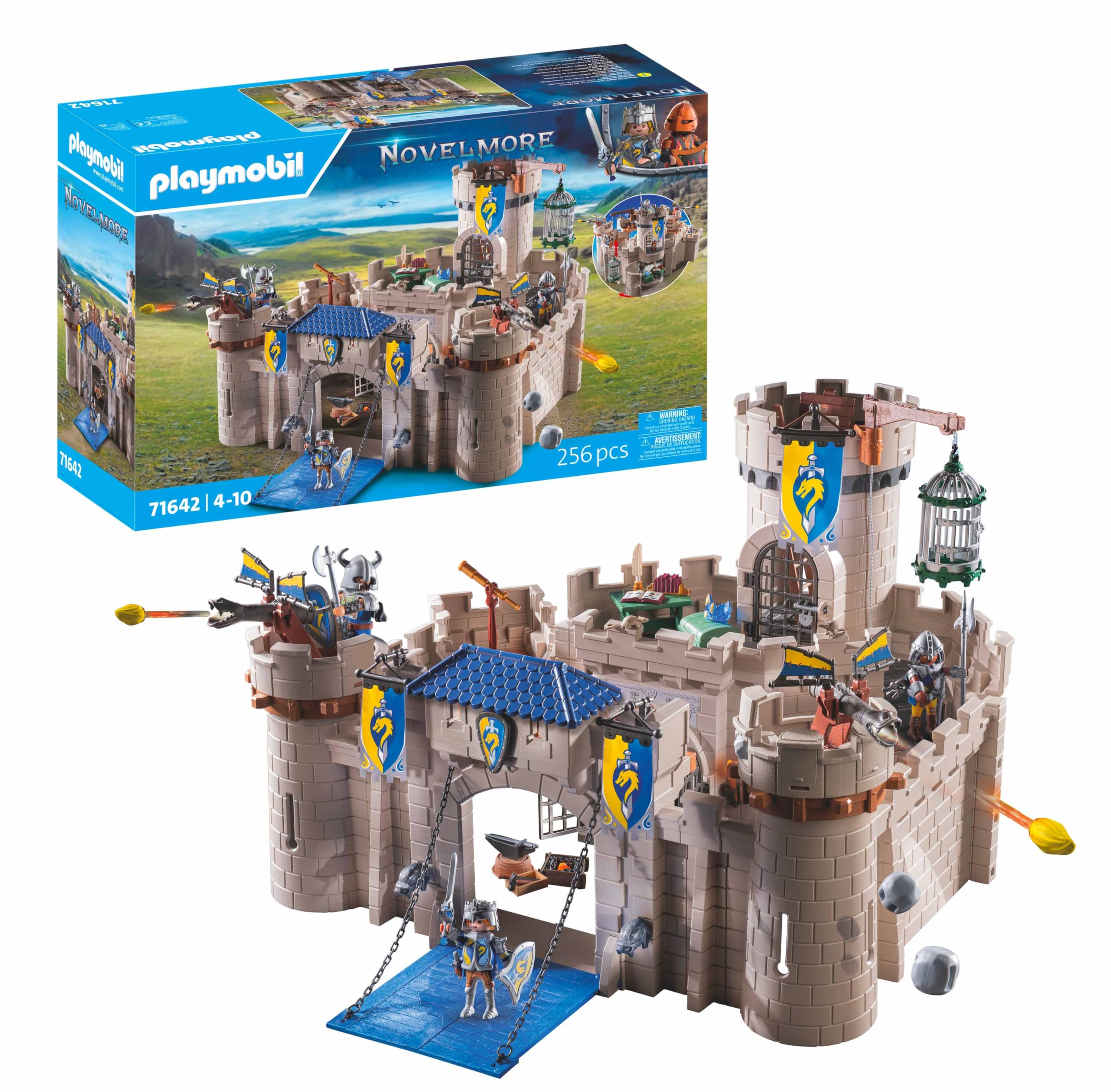 PLAYMOBIL Novelmore 71642 Arwynns Burg, Ritterburg, inklusive DREI Rittern und zahlreichen Accessoires für realistische Gefechte, actionreiches Spielzeug für Kinder ab 4 Jahren Arwynns Schloss Angebot bei HelloDeals