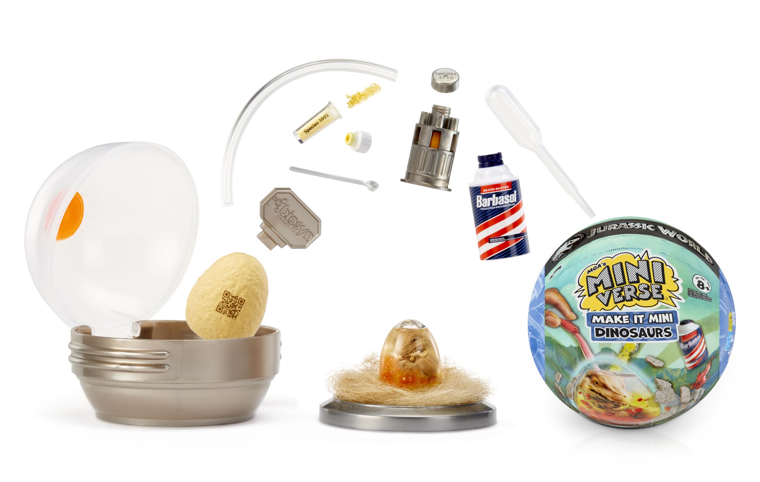 MGA’s Miniverse Make It Mini Dinosaurier Jurassic World – Enthält 1 Baby-Dinosaurier-Replik, Blindverpackung, DIY, Für Sammler & Kinder ab 8 Jahren, Nicht ESSBAR Angebot bei HelloDeals