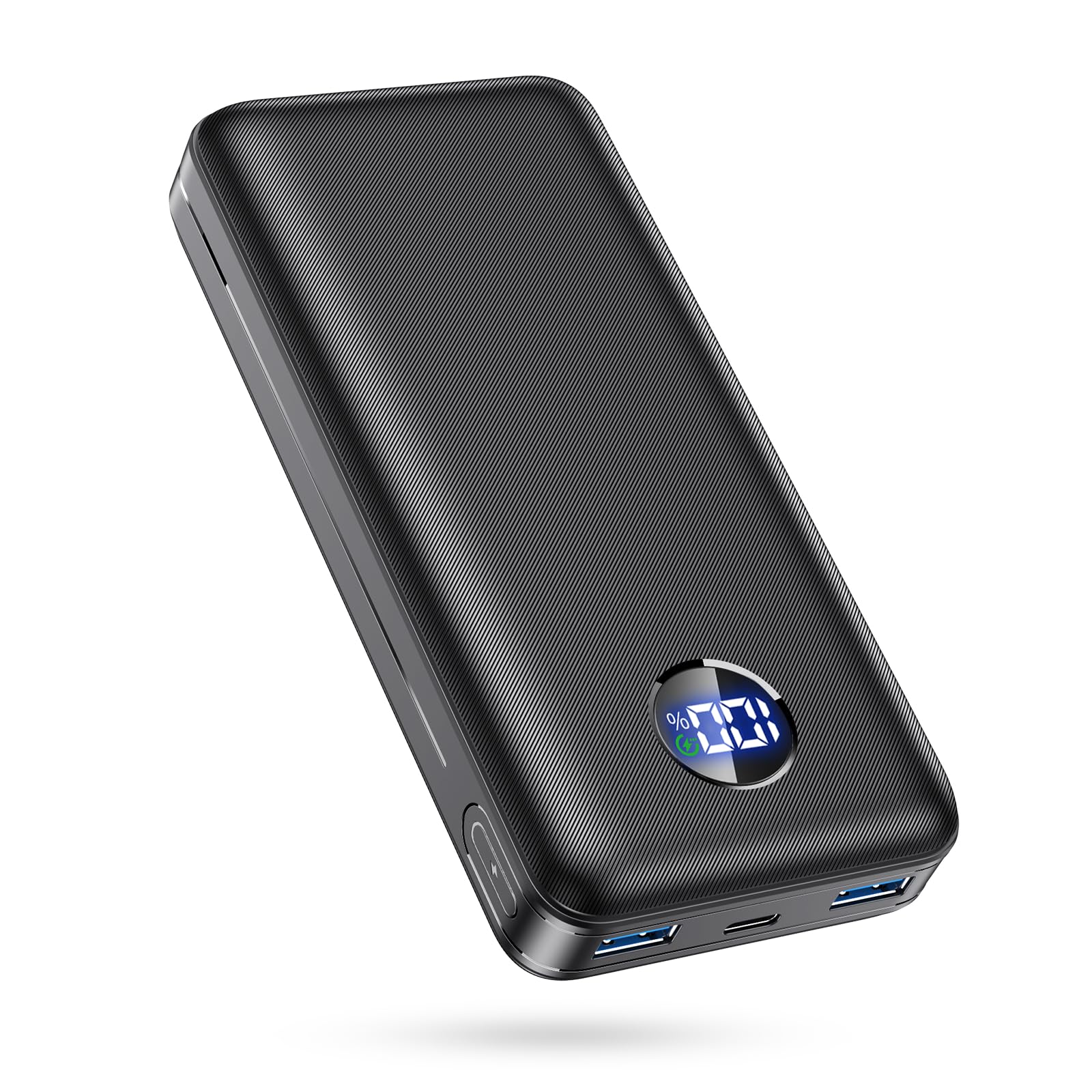 Power Bank, 26.800mAh Powerbank, Externe Handy-Akkus mit 22.5-W-Schnellladefunktion, USB-C-Eingang & -Ausgang, PD 3.0 und QC 4.0. Kompatibel mit iPhone 16, 15, 14, 13, 12, für Samsung Galaxy S25 26800mAh Schwarz Angebot bei HelloDeals