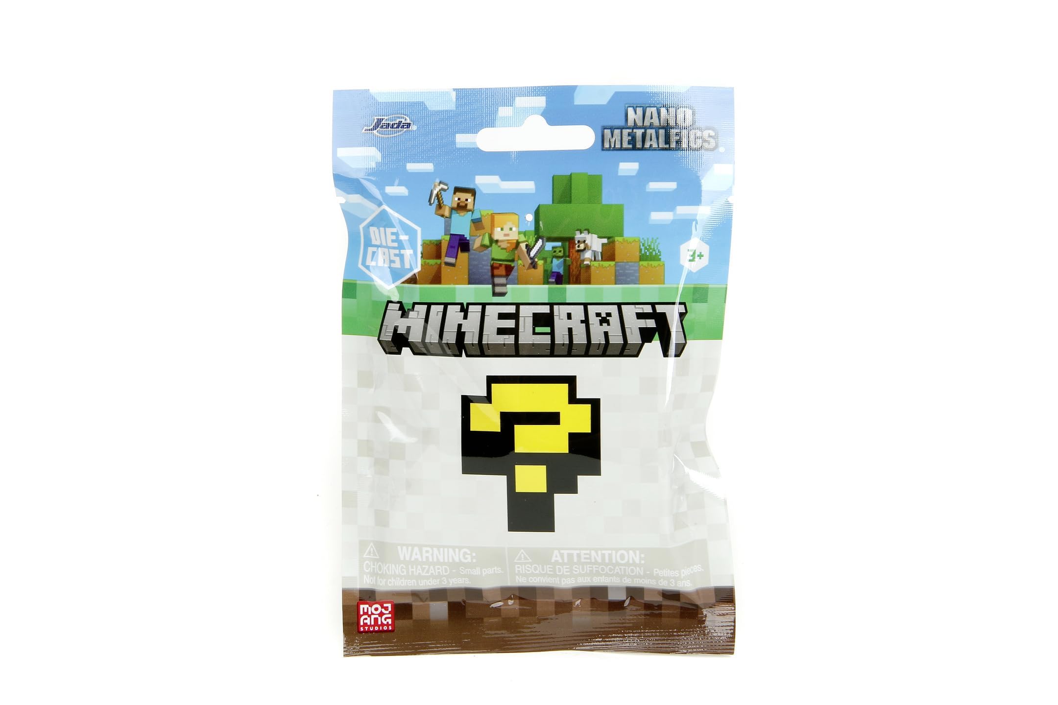 Jada Toys Minecraft Figur (1 Stück in Mystery Blind-Tüte) - 1 von 13 detaillierten Nano Sammelfiguren aus Metall für Fans und Kinder ab 3 Jahre, Welle 5, Auswahl per Zufallslos, je ca. 4 cm Angebot bei HelloDeals