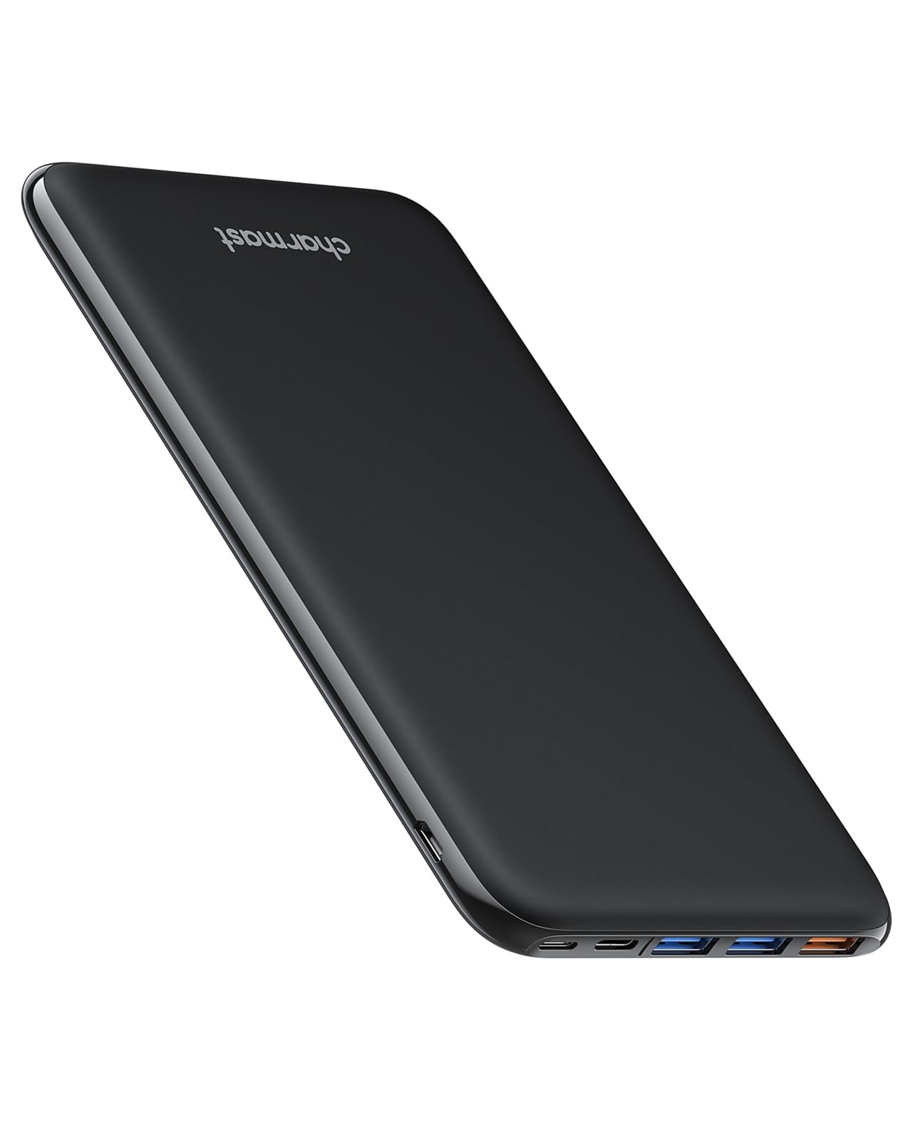 Charmast Power Bank, Ultra Slim Powerbank 26800mAh mit 4 Ausgängen & 3 Eingänge, USB C In & Out Externe Handyakkus Kompatibel mit iPhone 16/15/14/13/12 Pro Max Plus iPad Samsung Huawei Switch Tablet Schwarz Angebot bei HelloDeals