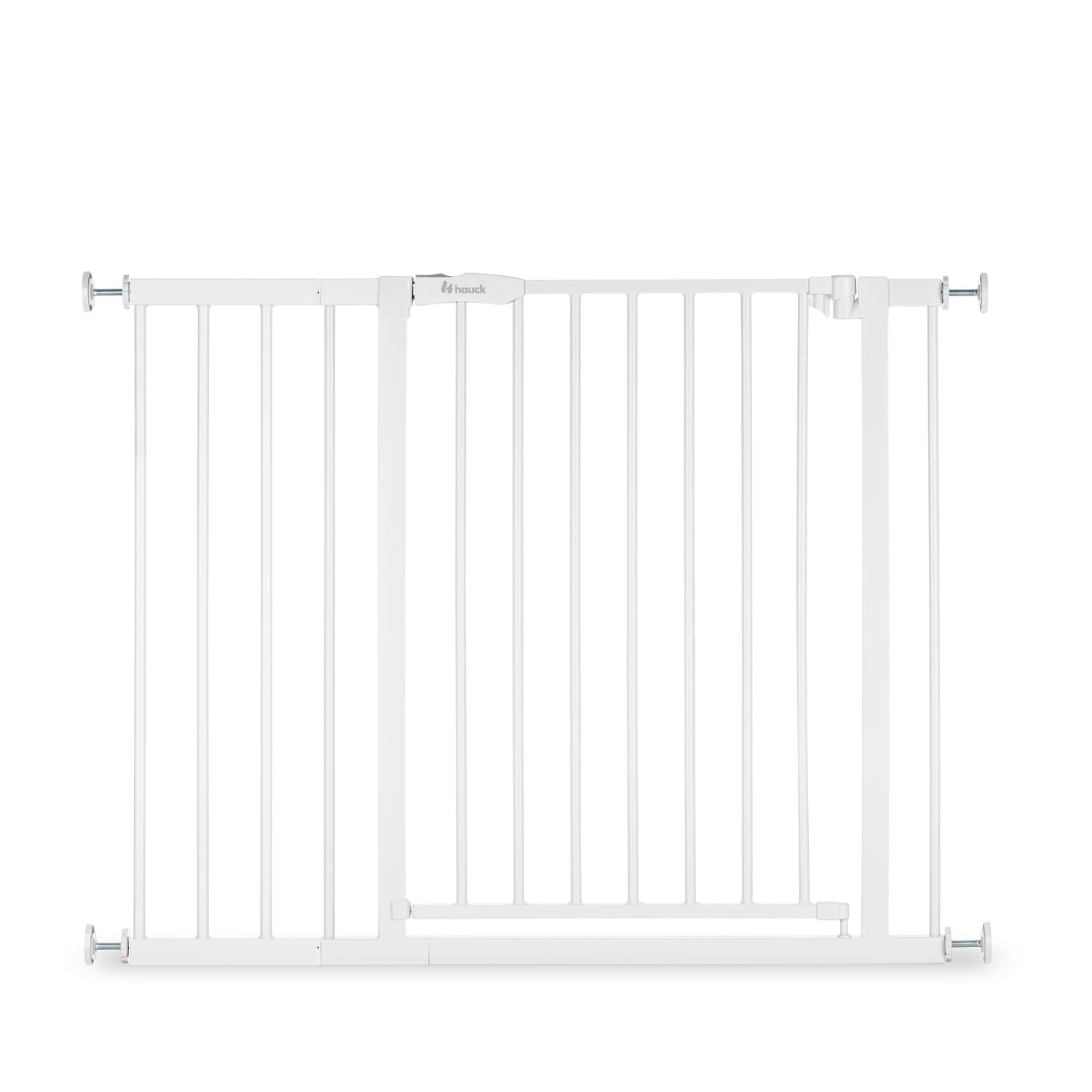 hauck Open N Stop 2, Weiß– Schutzgitter Treppe und Tür 96–101 cm – Kindersicheres Absperrgitter ohne Bohren – Manuelle 1 Hand Öffnung – nur für Innen Angebot bei HelloDeals