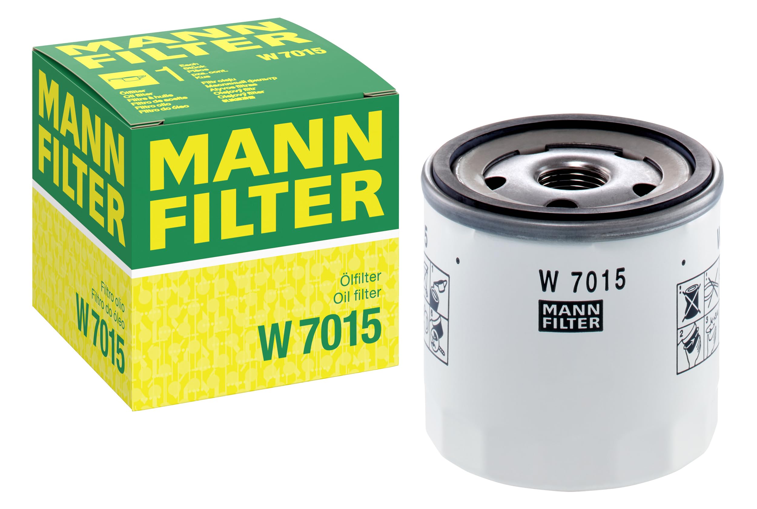 MANN-FILTER W 7015 Ölfilter - für Pkw + Transporter Angebot bei HelloDeals