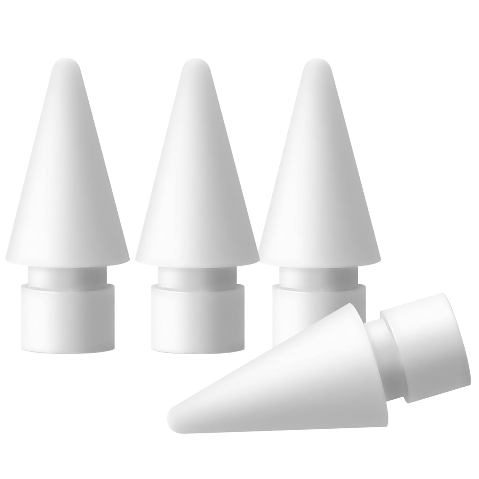 PAPERFEEL 4 Stück Spitze für Apple Pencil 2. Generation und Apple Pencil 1. Generation, Apple Pencil USB-C/Pro, Hochsensibel Präziser POM Ersatzspitzen für Apple iPad Pencil, iPencil Nib Tip für iPad 4 pack original pom Angebot bei HelloDeals