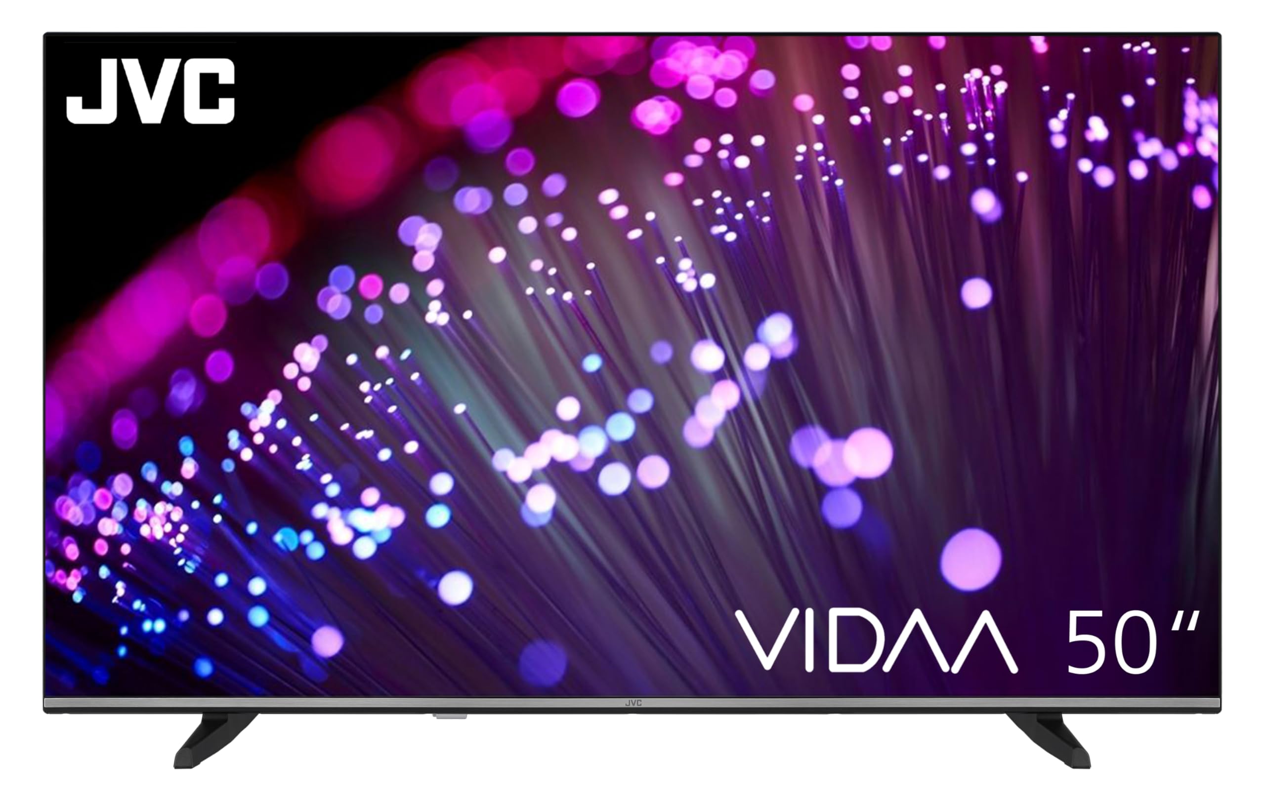 JVC Fernseher 50 Zoll Smart TV VIDAA LT-50VD3555 4K Fernseher UHD, HDR TV mit Dolby Vision und integriertem Triple-Tuner, LED TV schwarz 50 Zoll 4K VIDAA Schwarz Angebot bei HelloDeals