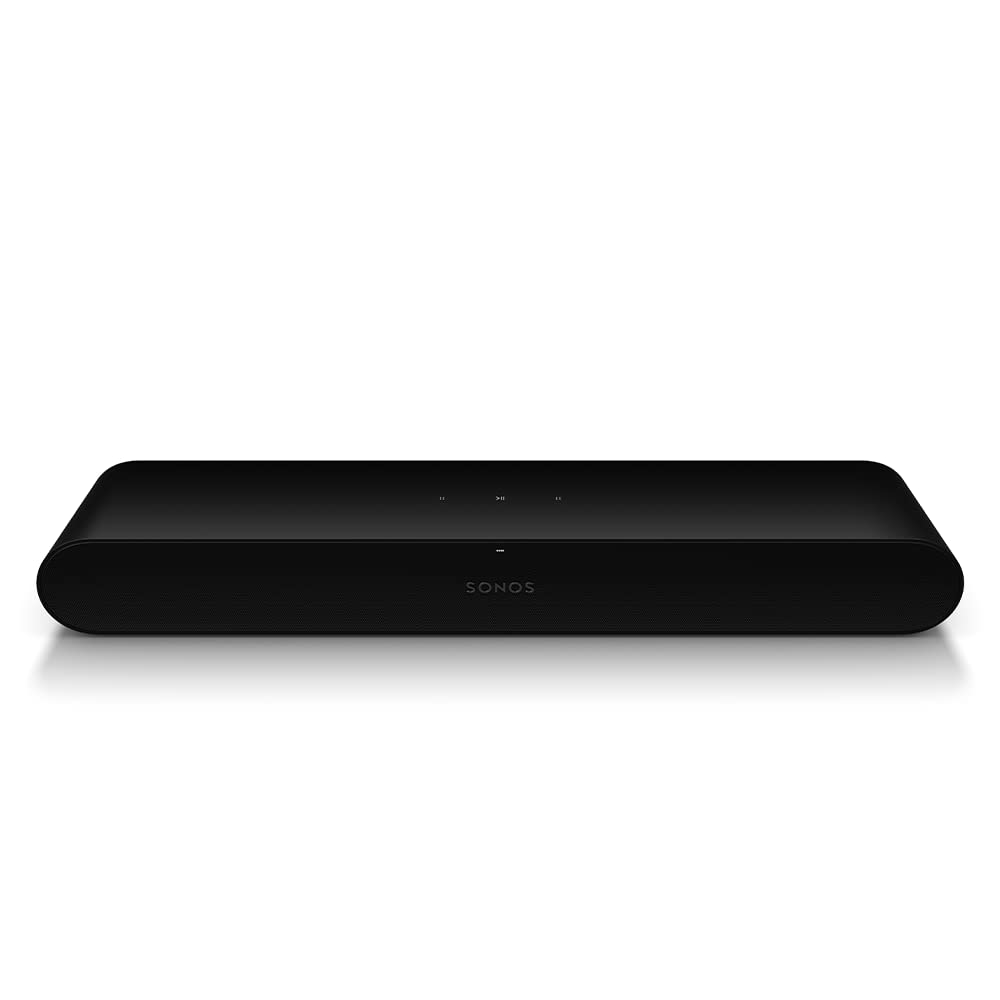 Sonos Ray Soundbar – Einzigartig kompakte All-in-One-Soundbar mit Blockbuster-Sound für Filme, Spiele und WLAN-Musikstreaming – Kompatibel App und Apple AirPlay – In Schwarz Black Angebot bei HelloDeals