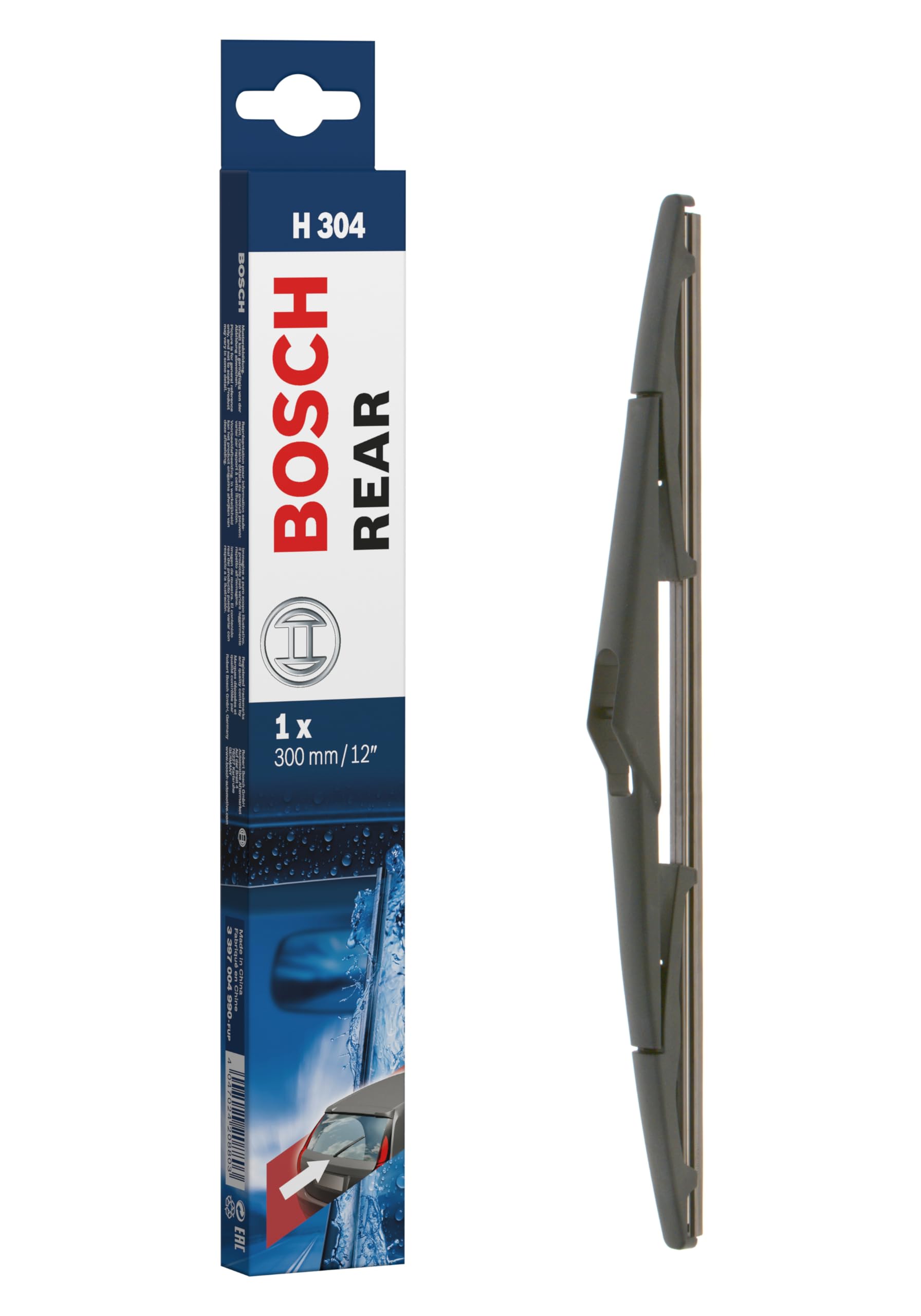 Bosch Scheibenwischer Rear H304, Länge: 300mm – Scheibenwischer für Heckscheibe Angebot bei HelloDeals