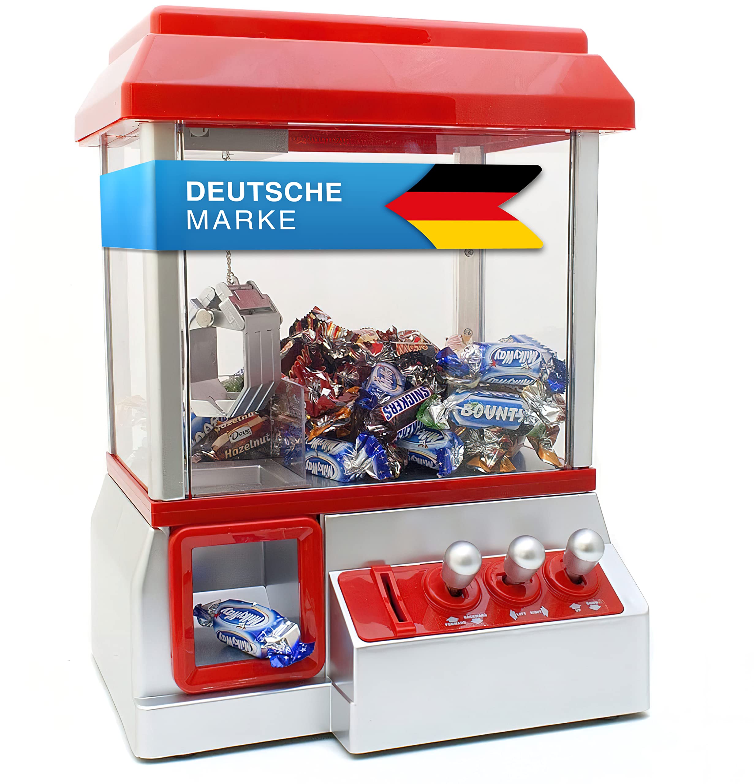 Candy Grabber Süßigkeitenautomat Süßigkeiten Greifautomat Greifer Spielautomat rot Angebot bei HelloDeals