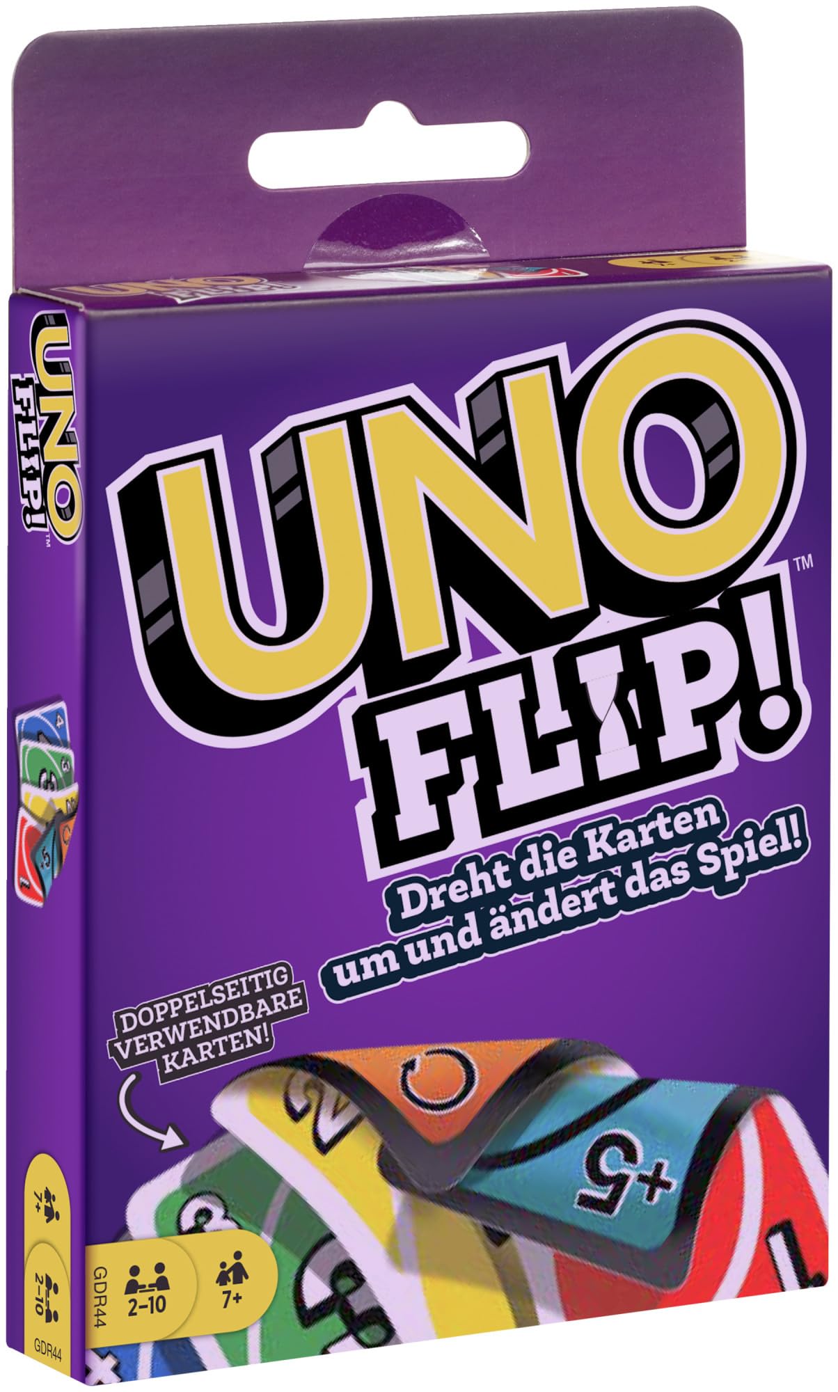 Mattel Games GDR44 - UNO Flip Kartenspiel, deutsche Sprachversion, ab 7 Jahren Angebot bei HelloDeals