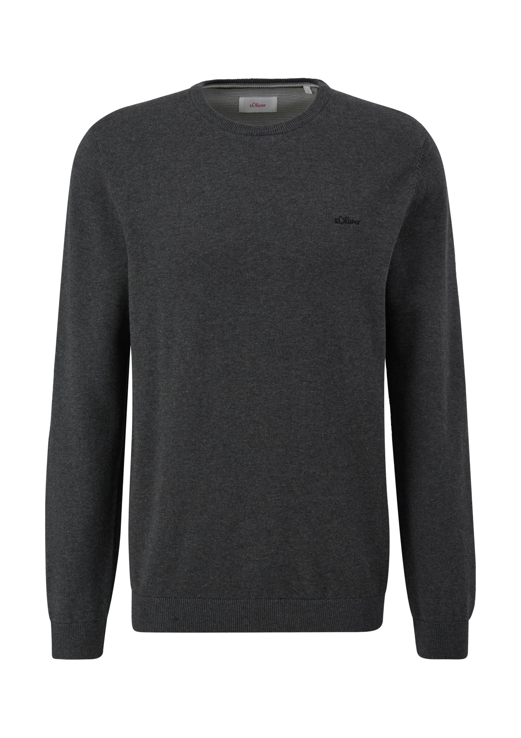 s.Oliver Men's Pullover Sweater L Dunkelgrau Angebot bei HelloDeals