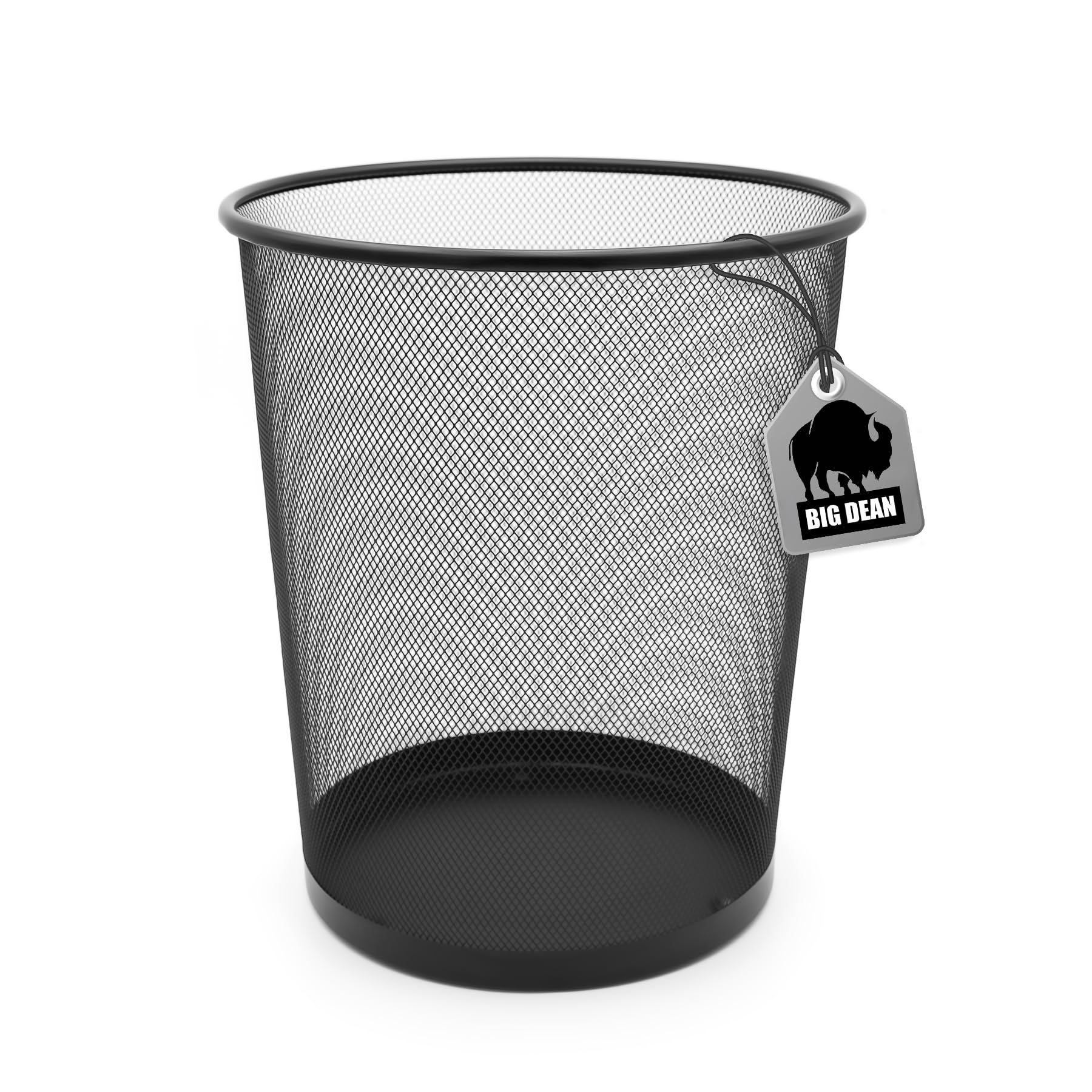 BigDean Papierkorb Büro Mülleimer schwarz 20L Draht - Mülleimer Büro Trash Can Papiermülleimer Abfalleimer Mülleimer 1 Stück Angebot bei HelloDeals