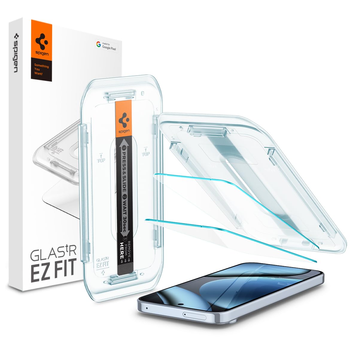 Spigen Glas.tR EZ Fit Schutzfolie kompatibel mit Google Pixel 10, Pixel 10 Pro, Pixel 9, Pixel 9 Pro, 2 Stück, Kratzfest, inklusive Installationskit, Kristallklar, 9H Härte Folie Pixel 10/10 Pro, Pixel 9/9 Pro Angebot bei HelloDeals