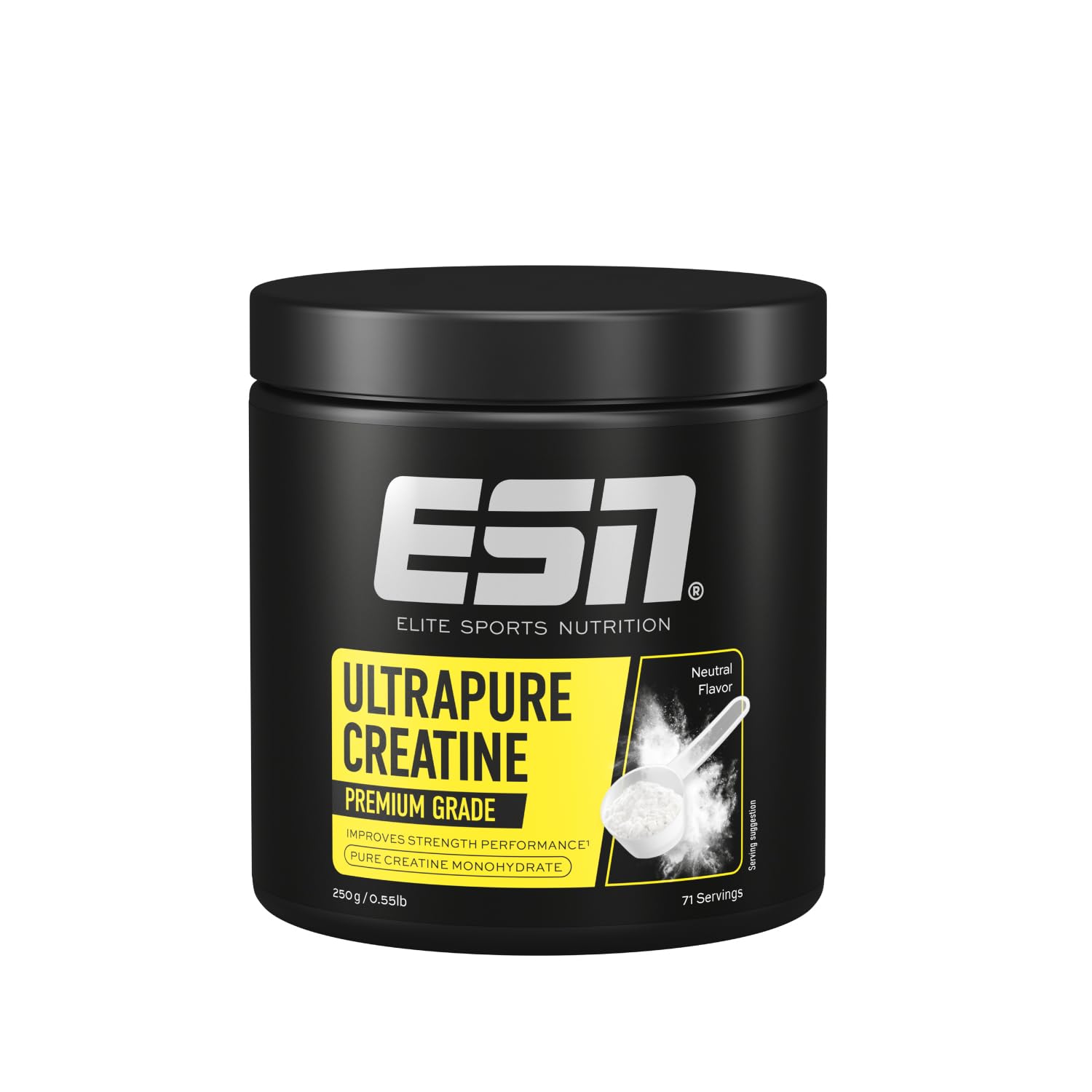 ESN Ultrapure Creatine Monohydrate, 250 g, 71 Portionen, Creatin Pulver, mikrofein & optimal löslich, vegan - made in Germany (Design kann variieren) 71 Portionen (1er Pack) Angebot bei HelloDeals