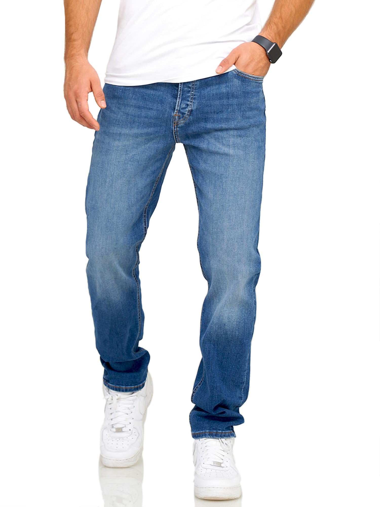 JACK & JONES Infinity Herren Jeans Mike ARIS Comfort Fit Denim Herrenhose Angebot bei HelloDeals