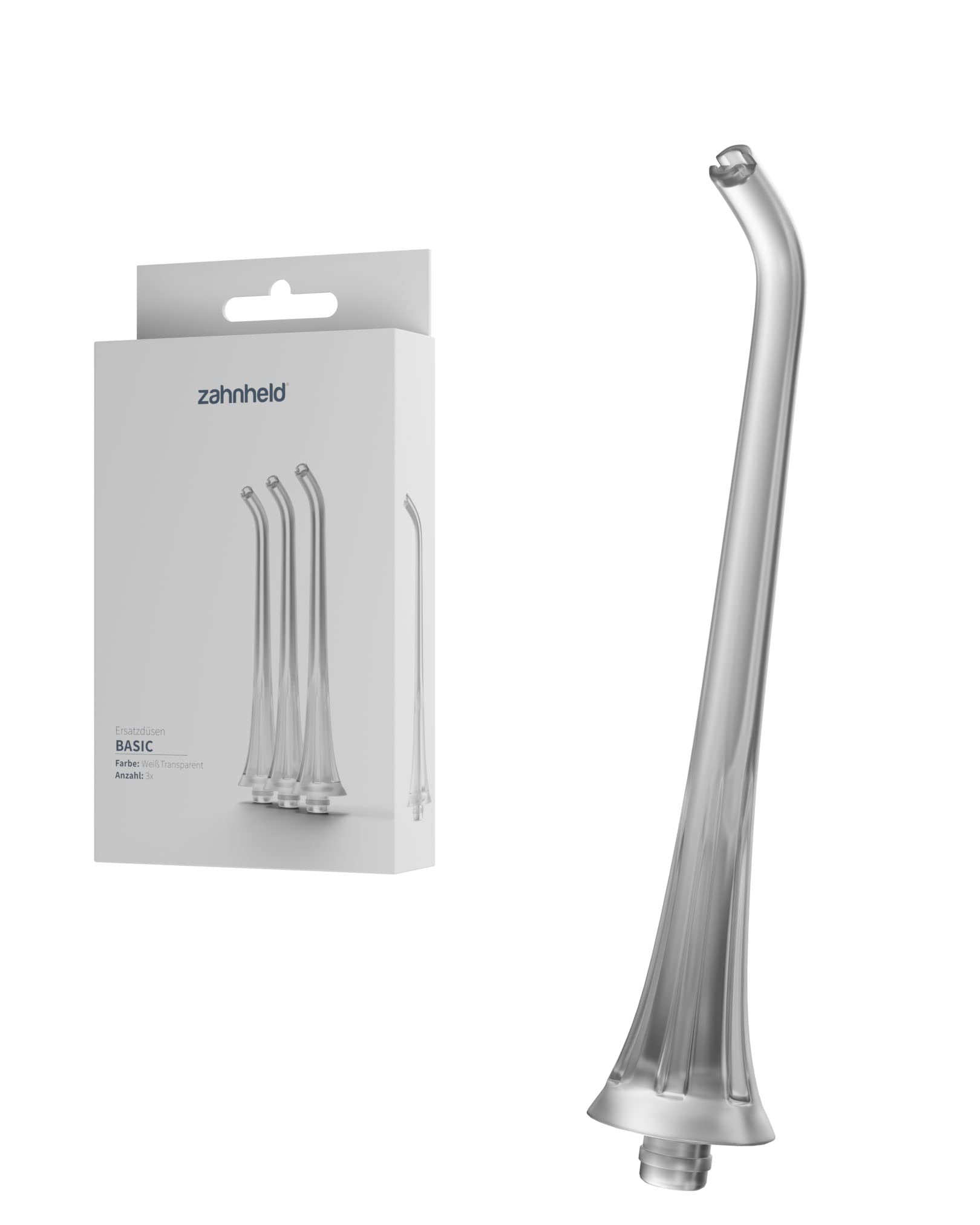 Zahnheld® Ersatzdüsen Basic für Munddusche Aquadent (3 Stück, weiß) 3 Stück Weiß Angebot bei HelloDeals