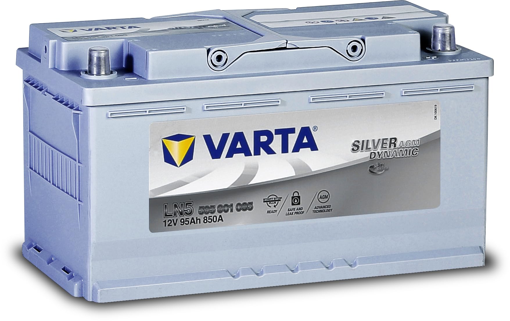 Varta A5 Silver Dynamic AGM 595901085D852 Autobatterie 12V 95Ah /850A,weiß, mit PKW 95Ah / 850A Angebot bei HelloDeals