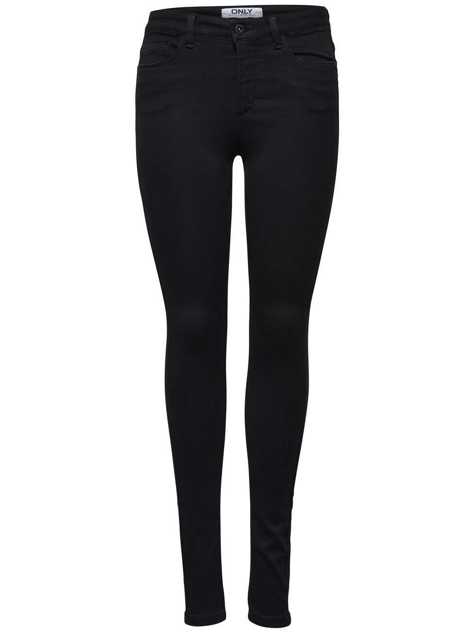 ONLY Female Skinny Jeans ONLROYAL Hohe Taille Skinny Fit Jeans Klassisch XL / 32L Schwarz Angebot bei HelloDeals