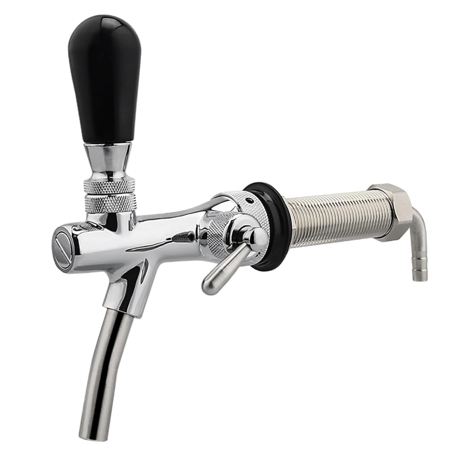 VOBOR Bier Zapfhahn, G5/8 Einstellbarer Bierhahn, Verstellbare Fassbierhahn, Brewing Zubehör für Hause Bar Restaurants Angebot bei HelloDeals