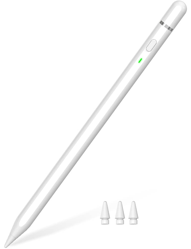 Pencil 1. Generation für iPad (2018-2025): mit USB-C Schnellladeleistung & Neigungssensitivität Stifte für Nintendo DS Stylus für iPad 6/7/8/9/10/11 - Air 3/4/5/M2/M3 - Mini 5/6 - Pro 11"/12.9"/M4 Weiß Angebot bei HelloDeals