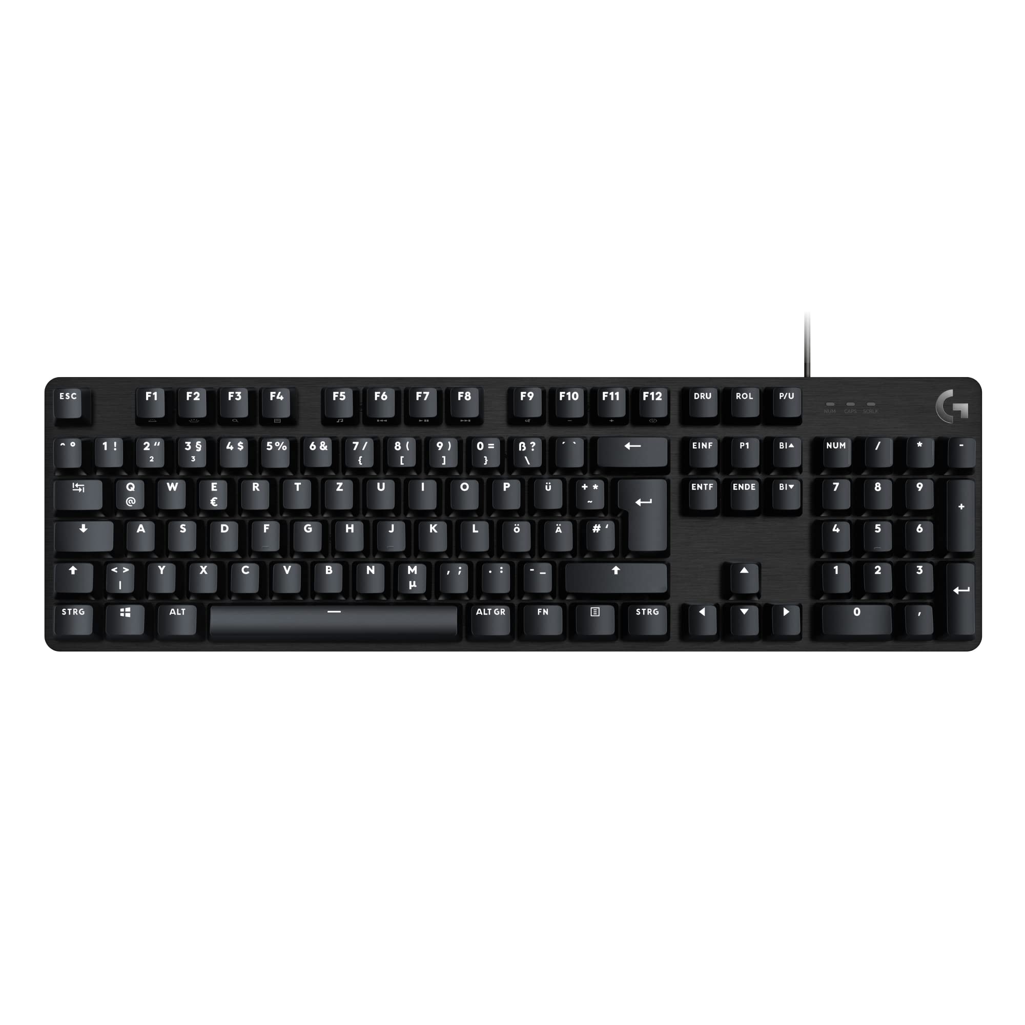 Logitech G413 SE Mechanische Gaming-Tastatur - Mit Hintergrundbeleuchtung, taktilen mechanischen Schaltern, Anti-Ghosting, Kompatibel mit Windows, macOS, Deutsches QWERTZ-Layout - Schwarz Angebot bei HelloDeals