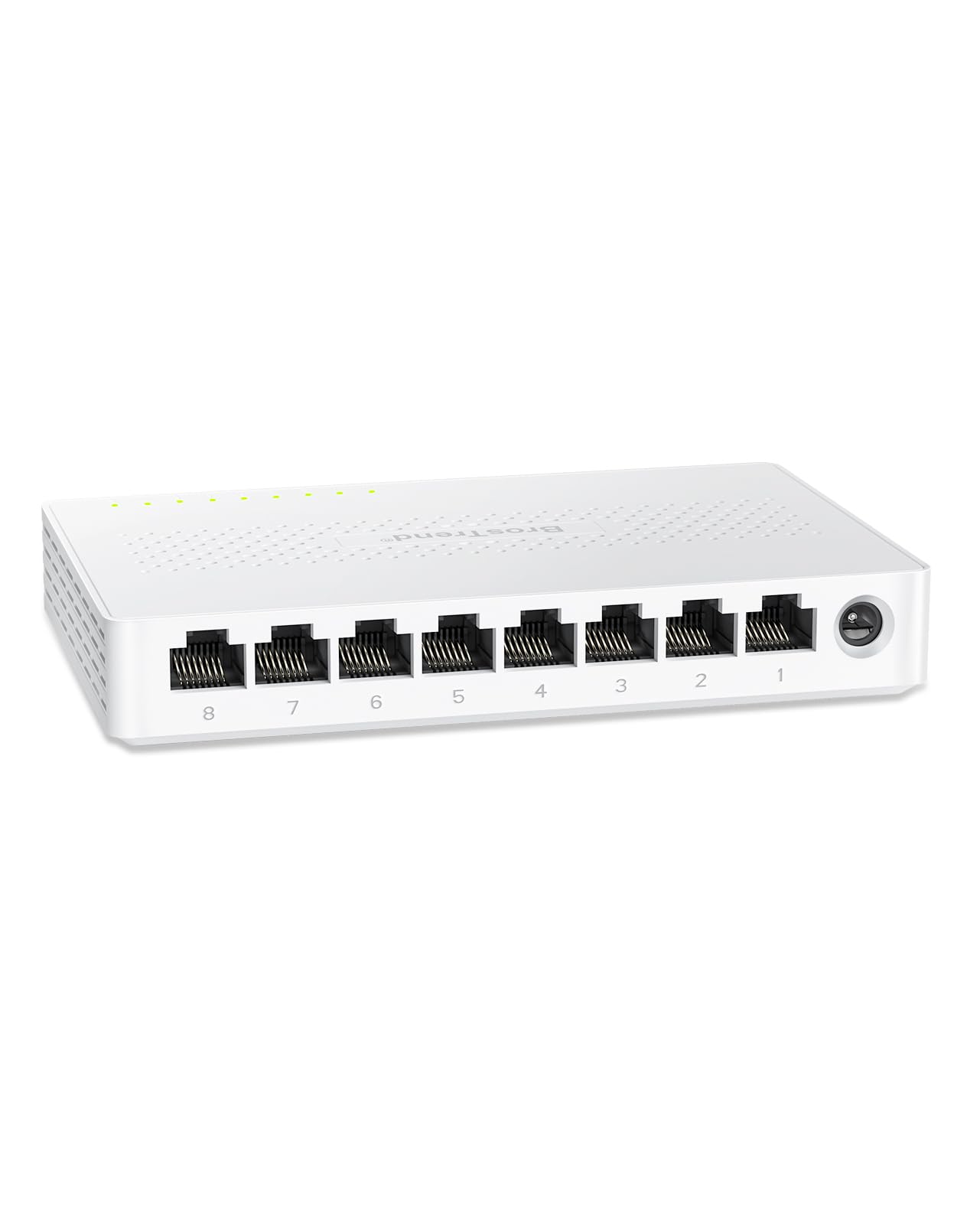 BrosTrend 8x 2.5-Gigabit Ports Ethernet Netzwerk Switch, 2.5 Gbit/s Unmanaged LAN Switch 8 Port für Home oder SOHO-Netzwerke (Lüfterlos Desktop/Wandmontage Plug-and-Play, Lifetime-Schutz) LAN Splitter Angebot bei HelloDeals