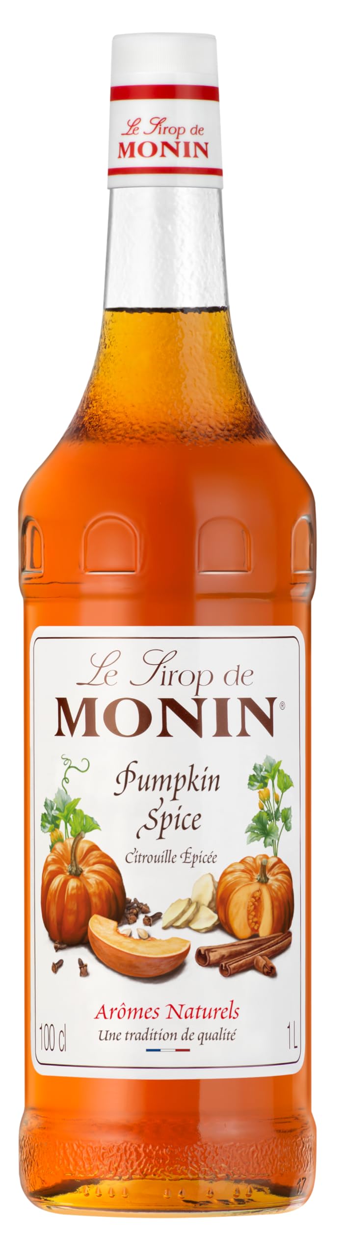 Monin Sirup Pumpkin Spice (1 x 1,0l) - Aromatischer Kürbisgewürz Sirup für Pumpkin Spice Latte - Kaffee und Cocktails - Herbst Getränke - ohne künstliche Zusätze 1 l (1er Pack) Angebot bei HelloDeals