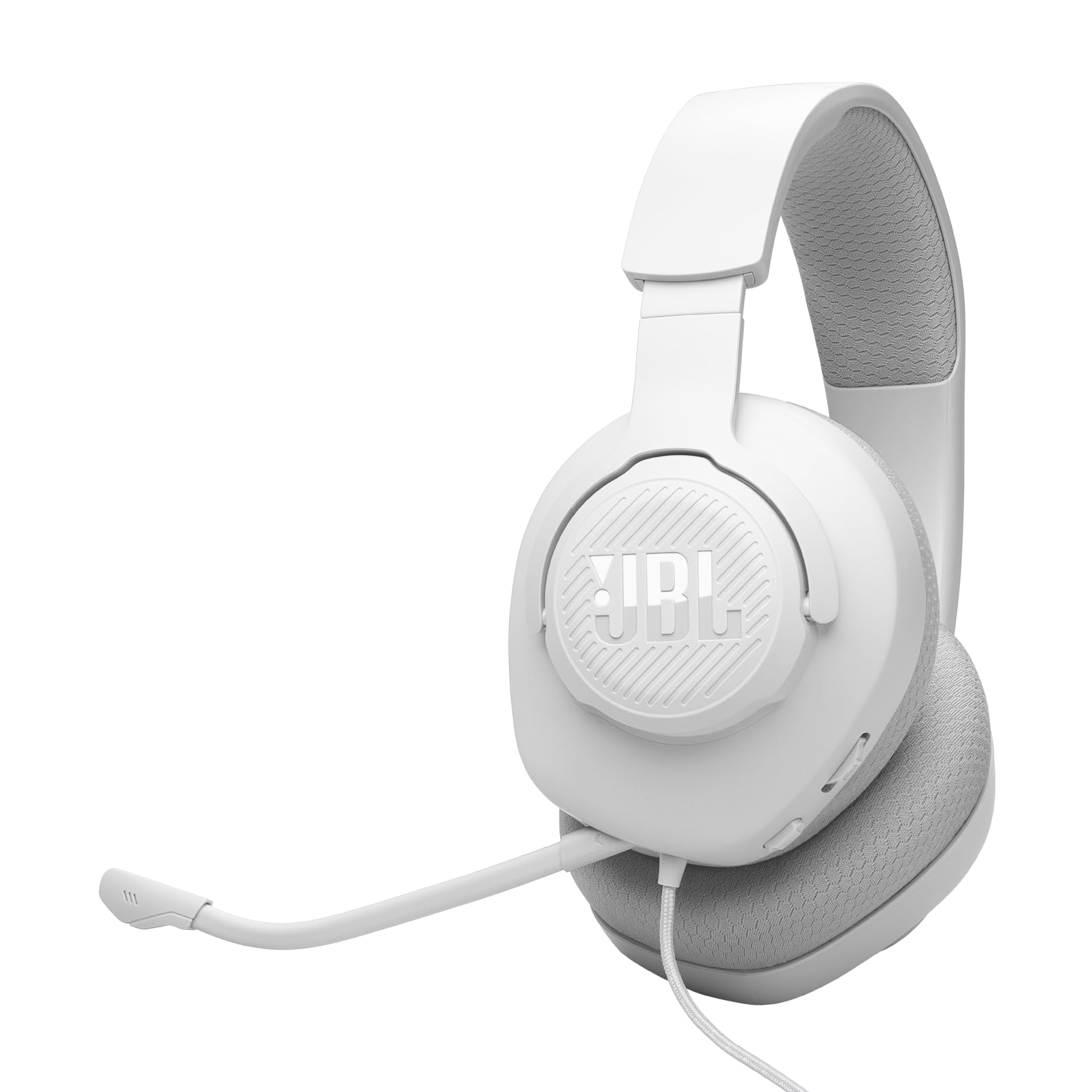 JBL Quantum 100M2 Kabelgebundenes Over-Ear Gaming Headset mit JBL QuantumSOUND Signature, 3,5-mm-Klinke, Multi-Plattform-Kompatibilität und abnehmbarem Mikrofon mit Stummschaltungsoption, Weiß 100M2 Weiß Angebot bei HelloDeals