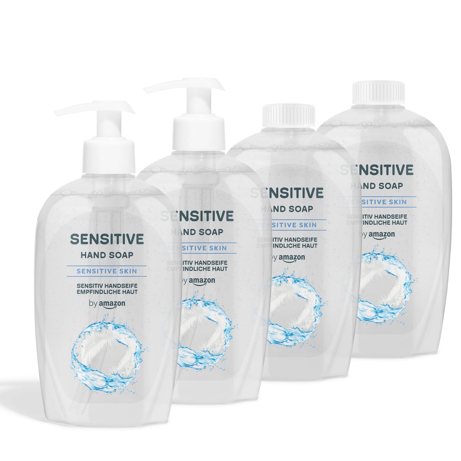 by Amazon Sensitive Handseife, 4 x 500 ml Sensitiv 500 ml (4er Pack) Angebot bei HelloDeals