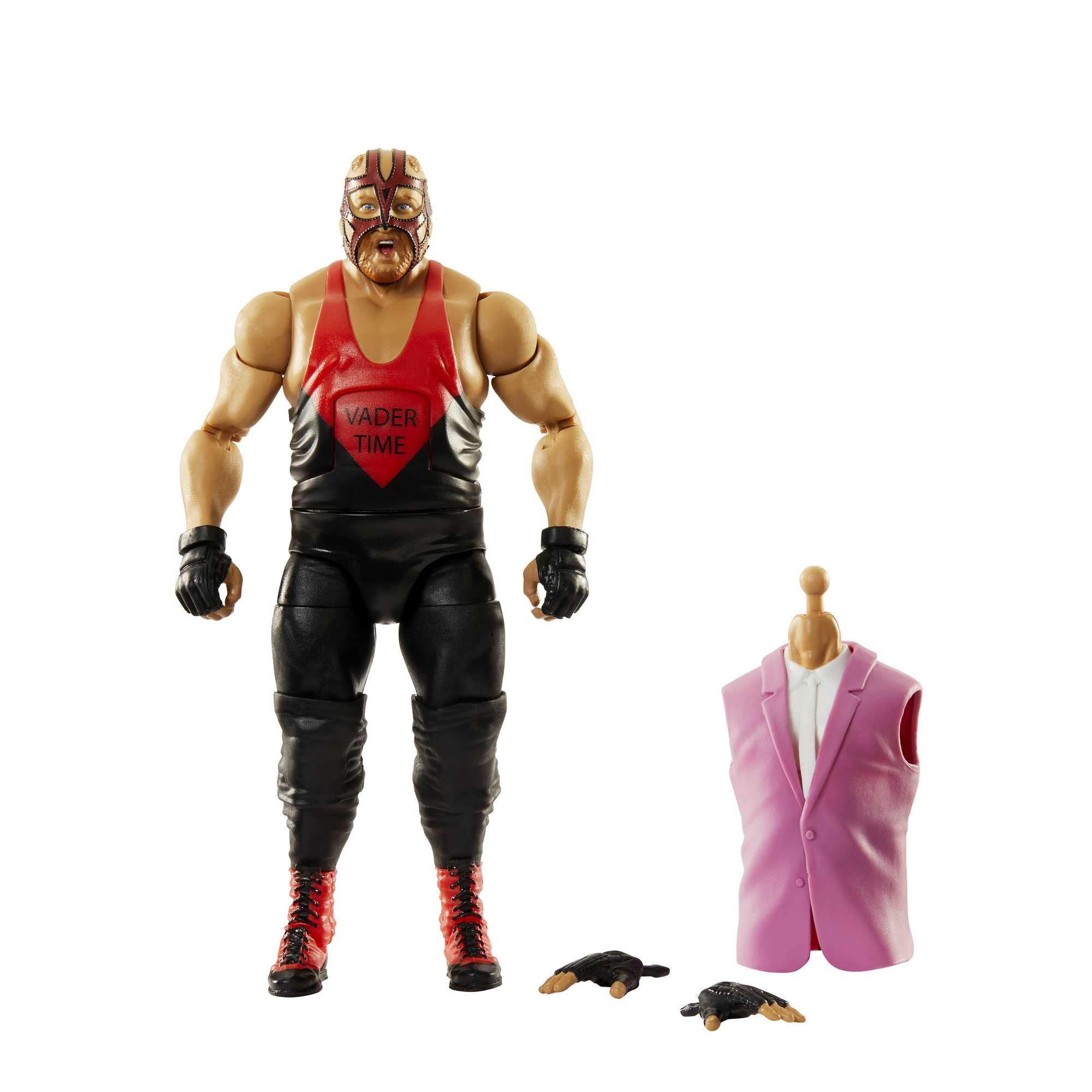 WWE HKP16 - Elite WrestleMania Royal Rumble Vader Actionfigur, bewegliches WWE Sammlerstück mit Zubehör, Spielzeug Geschenk für Kinder und Fans ab 8 Jahren Angebot bei HelloDeals