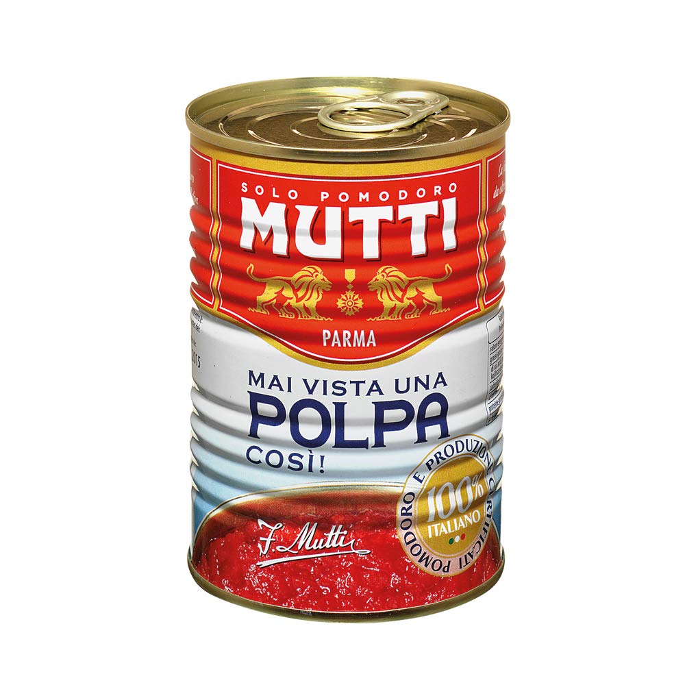 Mutti Polpa feinstes Tomatenfruchtfleisch, 100% Italienisch, 400 g 400g Angebot bei HelloDeals