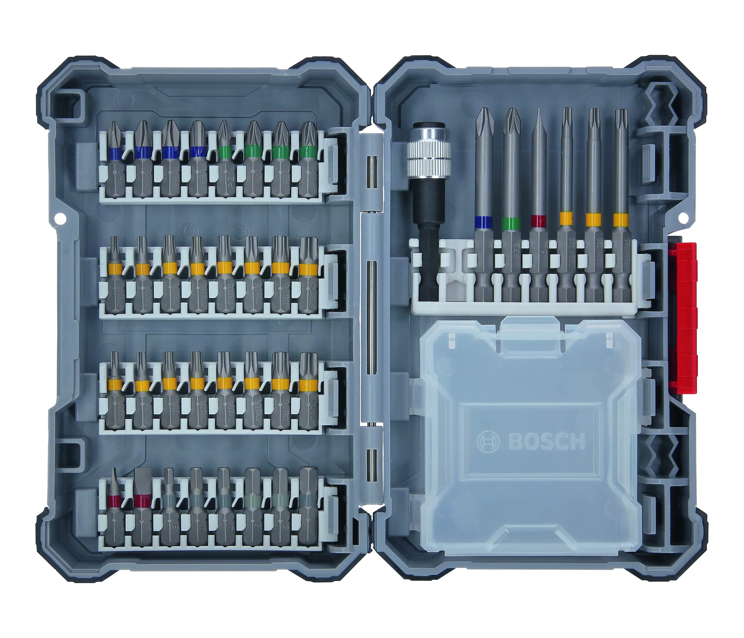 Bosch Professional 40-tlgs. Bohrer Bit Set (Pick and Click, extra harte Schrauber Bits, mit Universalhalter) - Amazon Edition 40tlg. Amazon Edition 40tlg. Amazon Edition Angebot bei HelloDeals