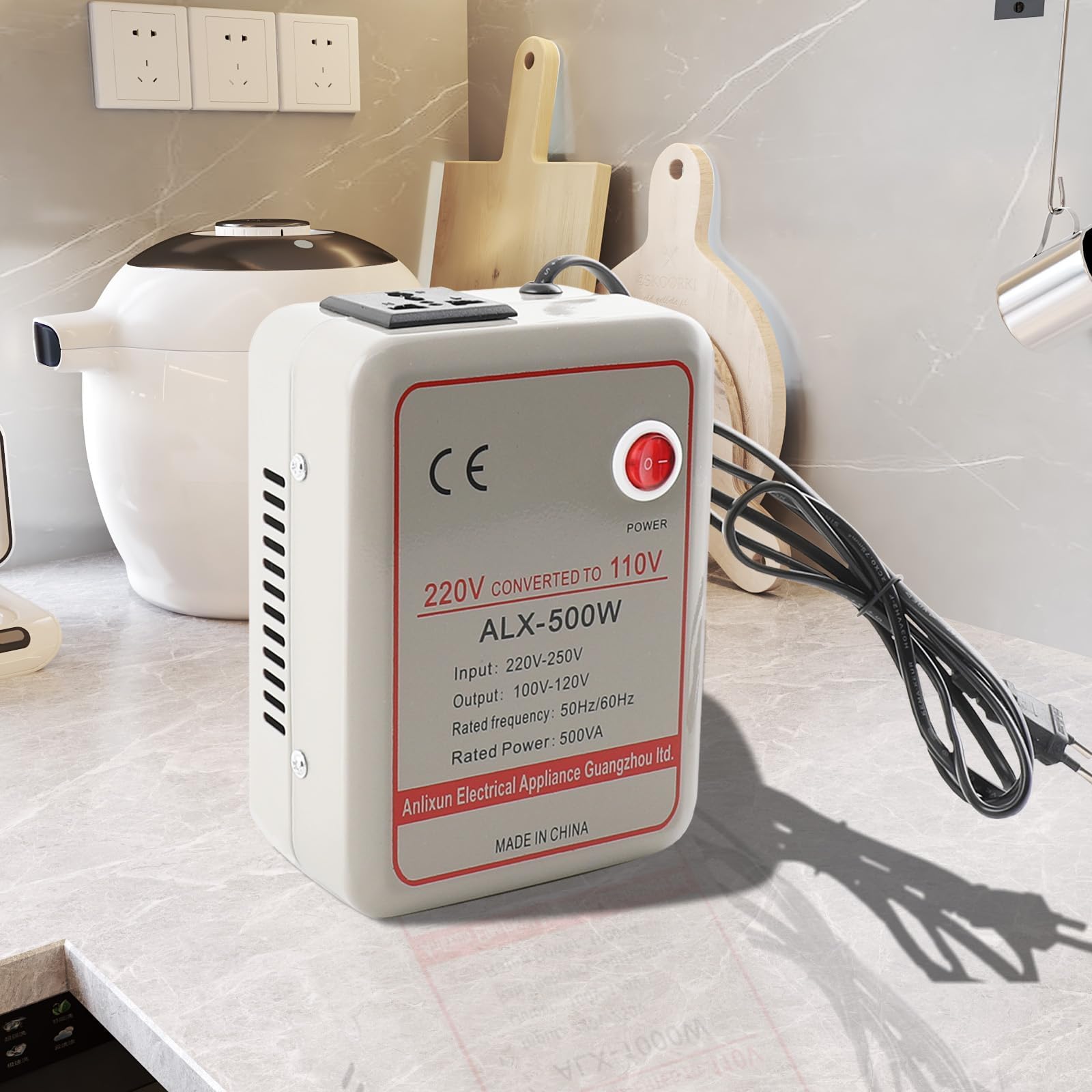 L-home Wandler Konverter Transformer Spannungswandler Transformator 220V-250V auf 100V-120V Wandler Umwandler Converter,Step Down Konverter Transformer(500W) 500.0 Watt Angebot bei HelloDeals