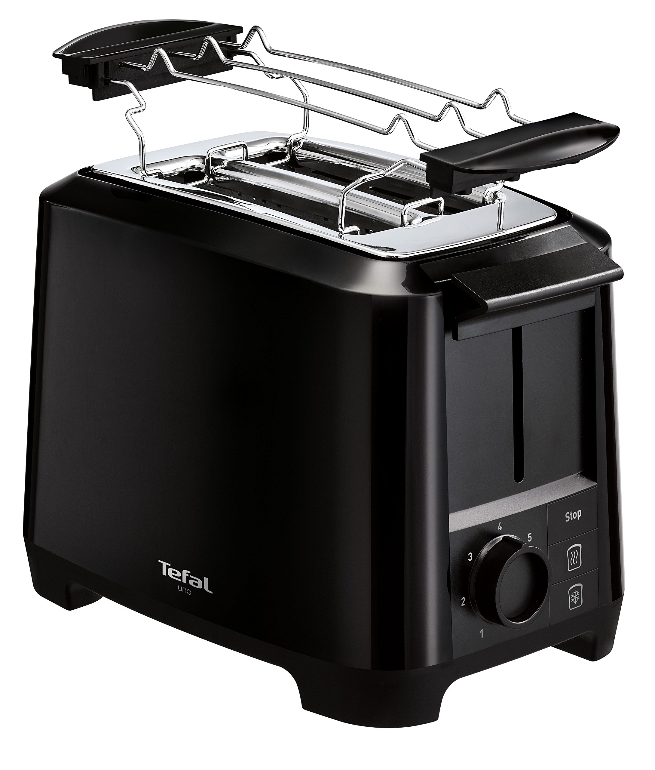 Tefal Uno TT1408 Scheibentoaster, 7 Bräunungsstufen (800 Watt) schwarz Angebot bei HelloDeals