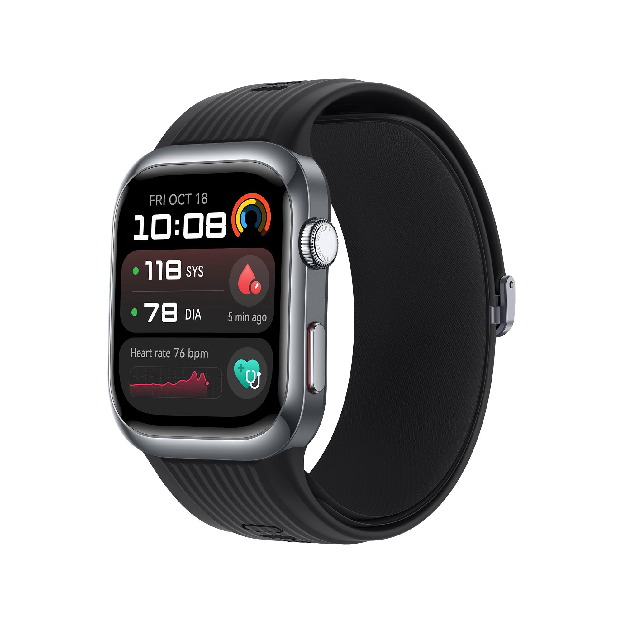 HUAWEI Watch D2 Smartwatch, 1,82" AMOLED-Display, Ambulante Blutdruckmessung, schlankes Design, EKG, smarte Lifestyle-Funktionen, Gesundheits-Community, kompatibel mit iOS & Android™, Schwarz WATCH D2 Schwarz Angebot bei HelloDeals