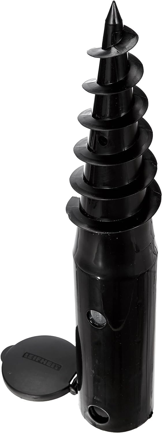 Leifheit Bodendübel mit Eindrehstange zum Einschrauben, Bodenhülse für sicheren Halt, Bodenanker auch für handelsübliche Wäsche- und Sonnenschirme Bodendübel + Eindrehstange Angebot bei HelloDeals