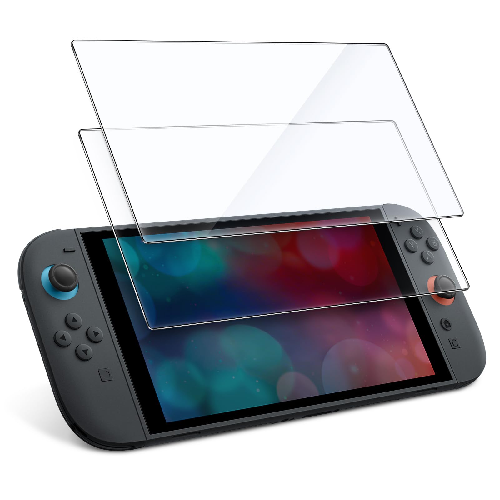 JETech Schutzfolie für Nintendo Switch 2 2025, 9H Gehärtetes Glas Displayschutz, Anti-Kratzer, HD Klar, 2 Stück Angebot bei HelloDeals