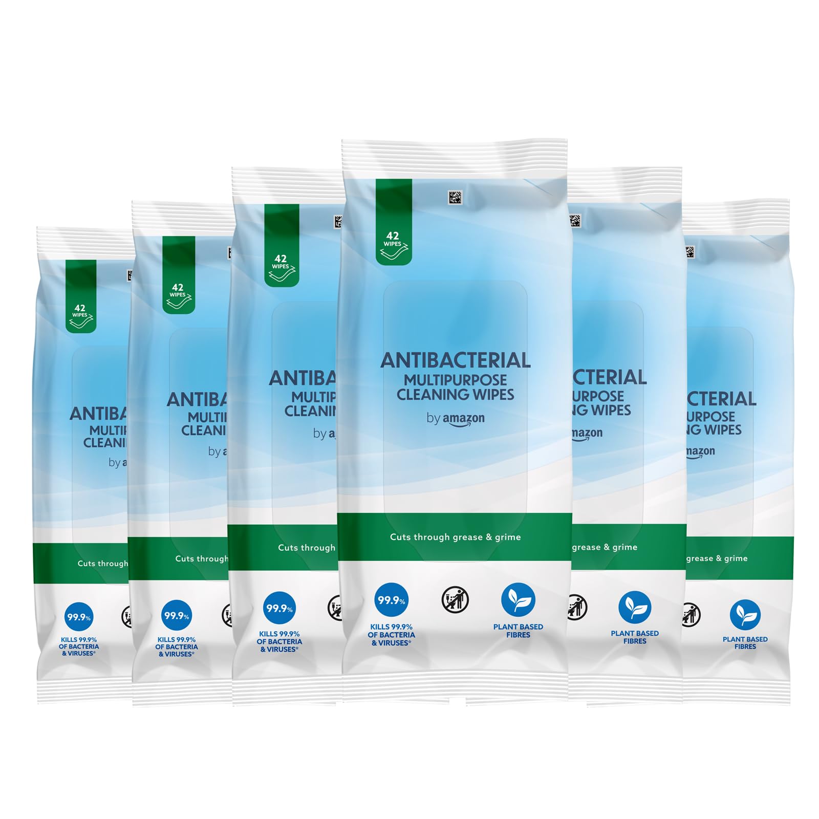 by Amazon Antibakterielle Multifunktions Reinigungstuch, frisch, 6 x 42 Tücher frisch 42 stück (6er Pack) Angebot bei HelloDeals