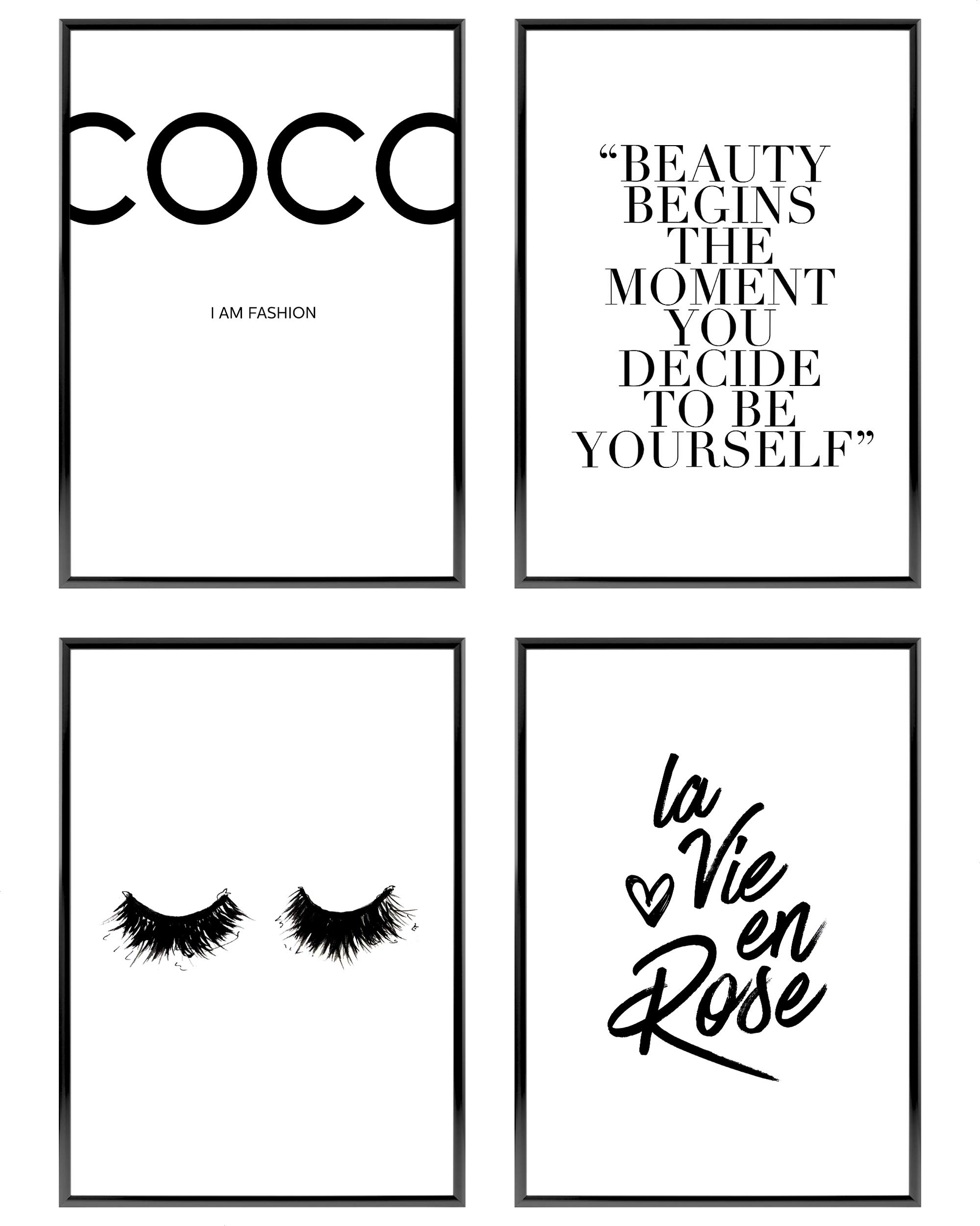 Heimlich – Poster-Set – 4 Stück A4 / 21 x 30 cm – Premium-Poster – ungerahmte Drucke – moderner Stil – Coco Kokosnuss 4er-Pack - A4 Angebot bei HelloDeals
