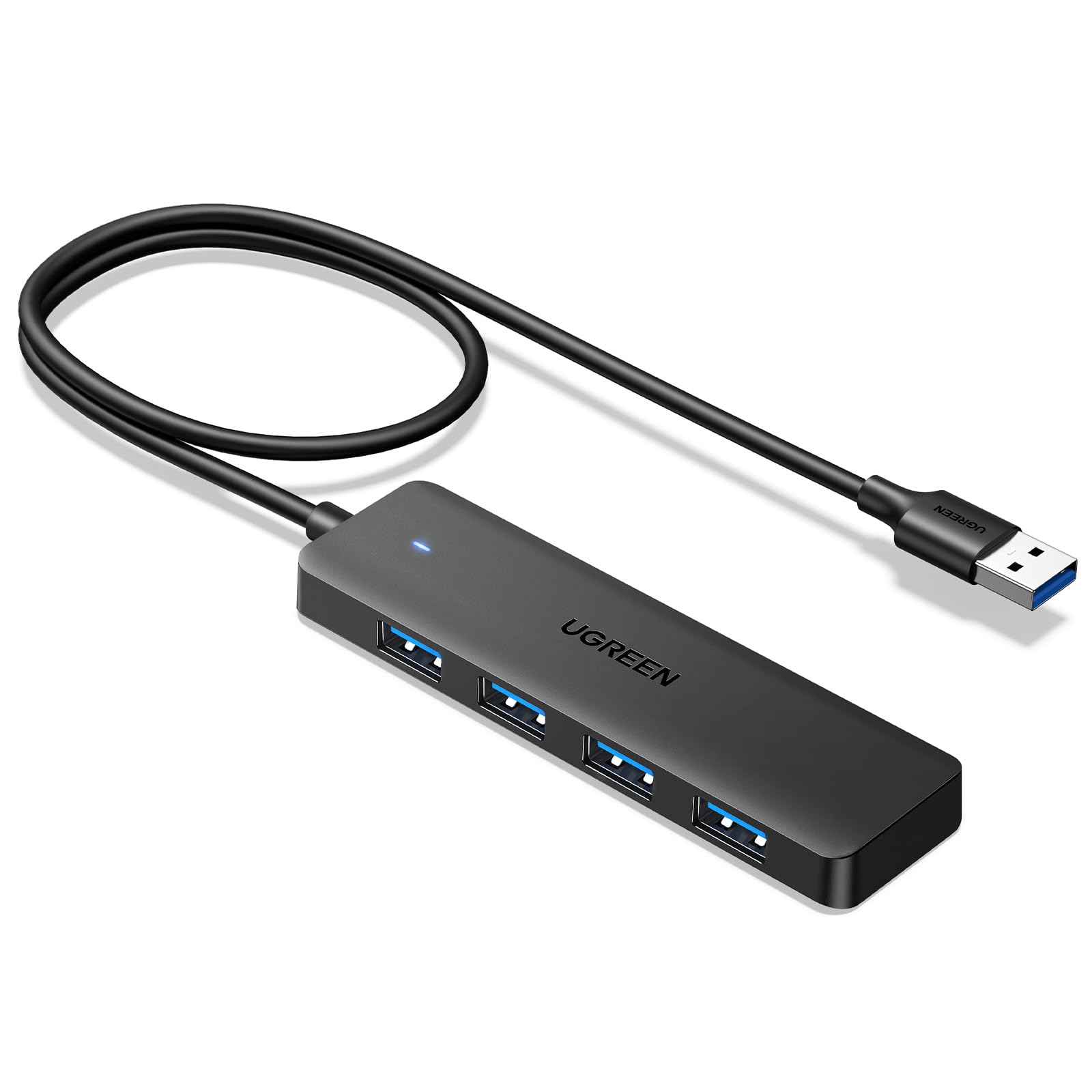 UGREEN 4-Port USB 3.0 Hub Mit 60cm Kabel, Verteiler 5Gbps Mehrfachstecker für MacBook, iMac, Surface, Dell, Thinkpad, Stick, Mobile HDD, Desktop PC und Mehr Angebot bei HelloDeals