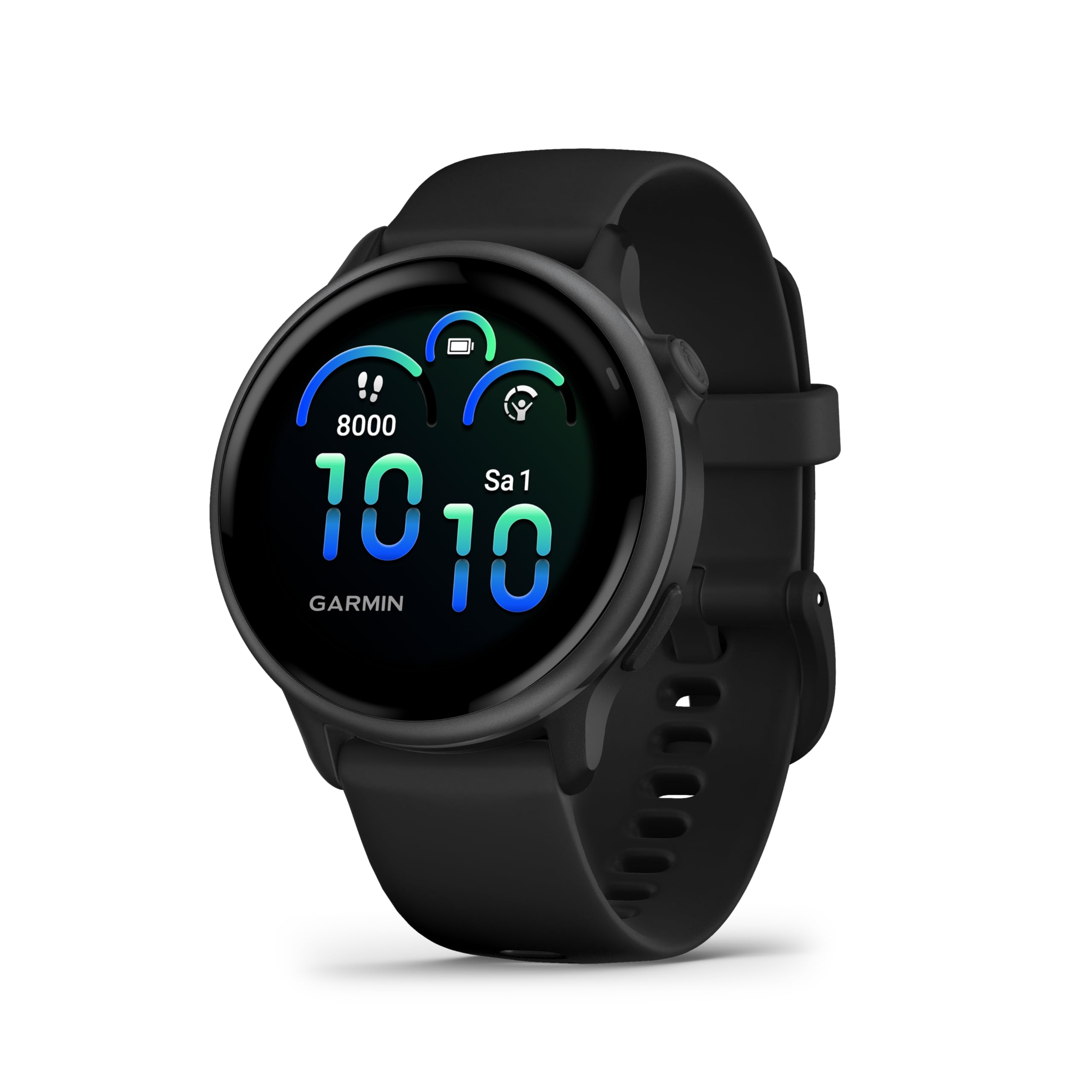 Garmin vívoactive 6 42mm - Fitness-Smartwatch, 1,2"-AMOLED-Touchdisplay, bis zu 11 Tage Akkulaufzeit, 80+ Sport-Apps, Trainingsoptionen, Gesundheitsfunktionen, Smart Notifications, GarminPay Schwarz/ Schiefergrau Angebot bei HelloDeals