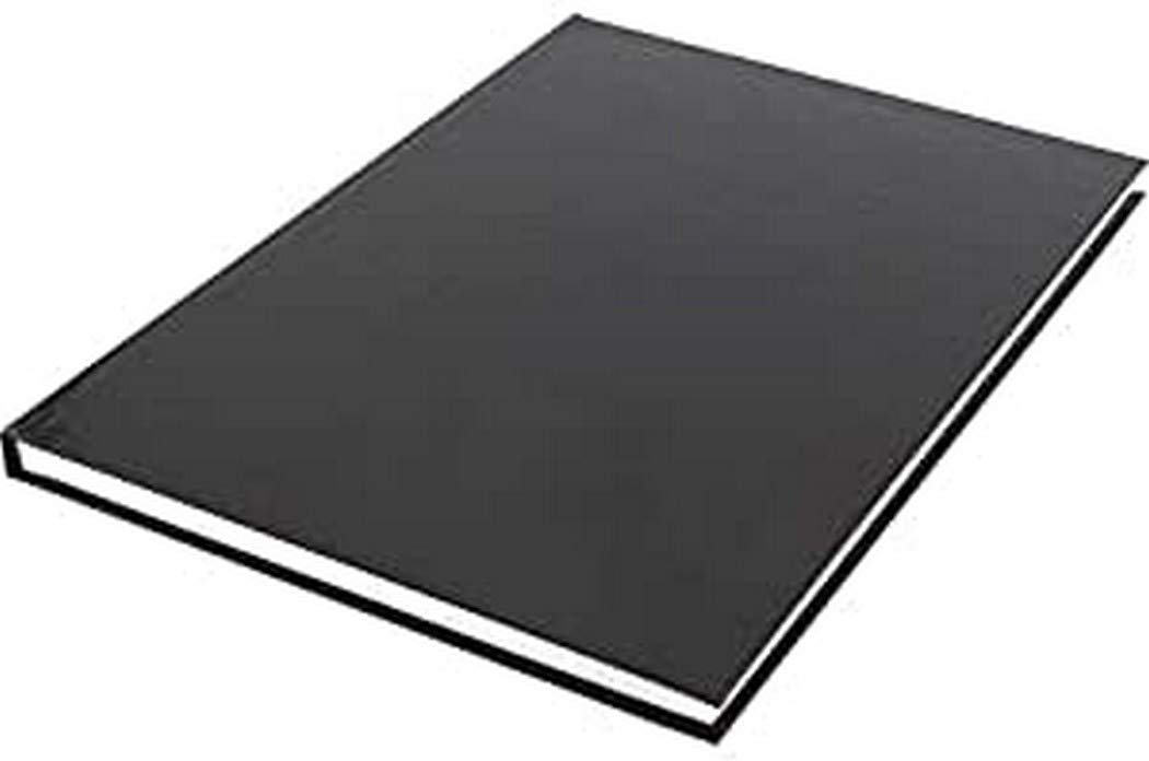 Skizzenbuch K-5564 Kangaro A4 blanko Hardcover 80 Blatt 100g schwarz A4 Schwarz Angebot bei HelloDeals